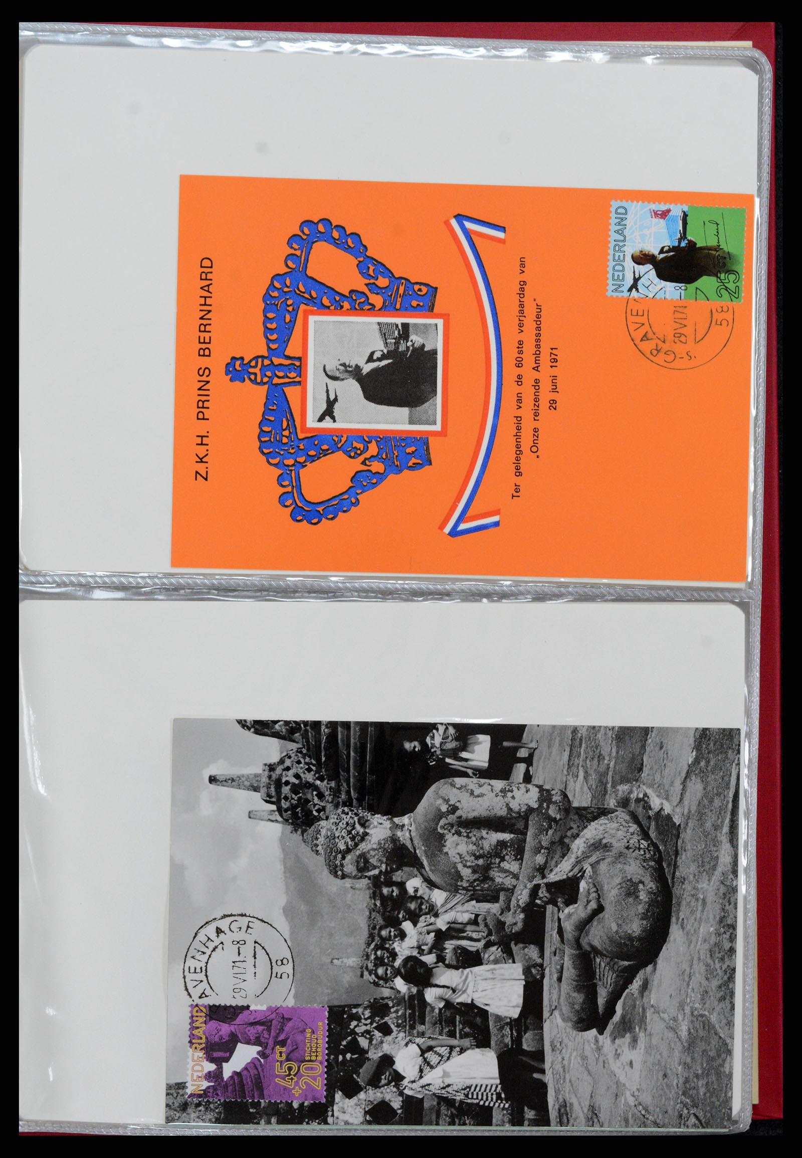 36414 090 - Postzegelverzameling 36414 Nederland maximumkaarten 1938(!)-1987.