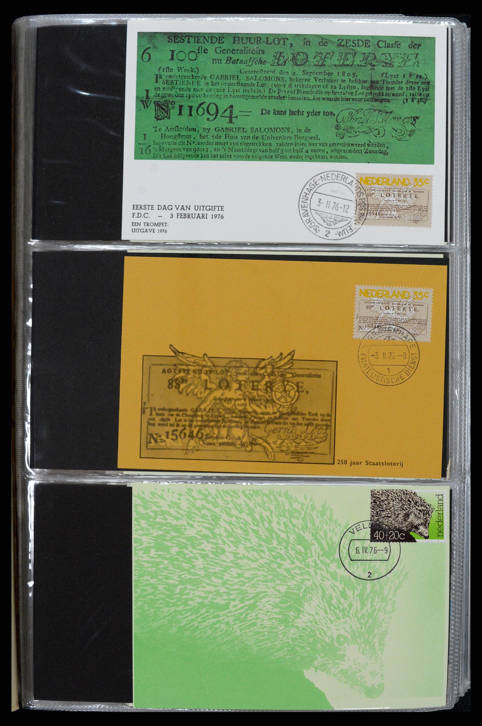 36414 142 - Postzegelverzameling 36414 Nederland maximumkaarten 1938(!)-1987.