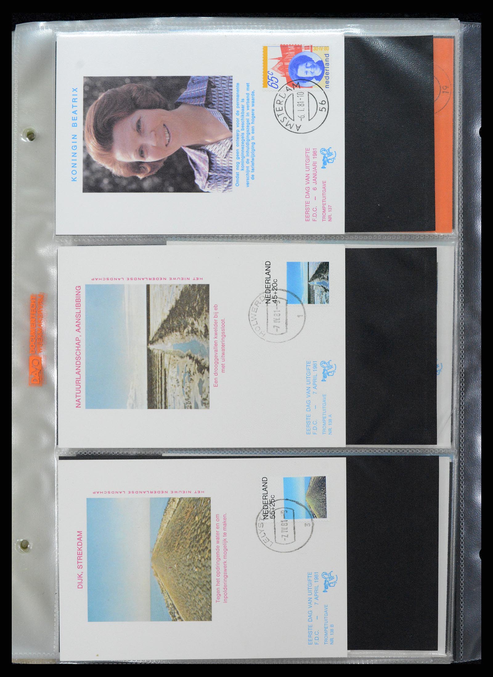 36414 205 - Postzegelverzameling 36414 Nederland maximumkaarten 1938(!)-1987.