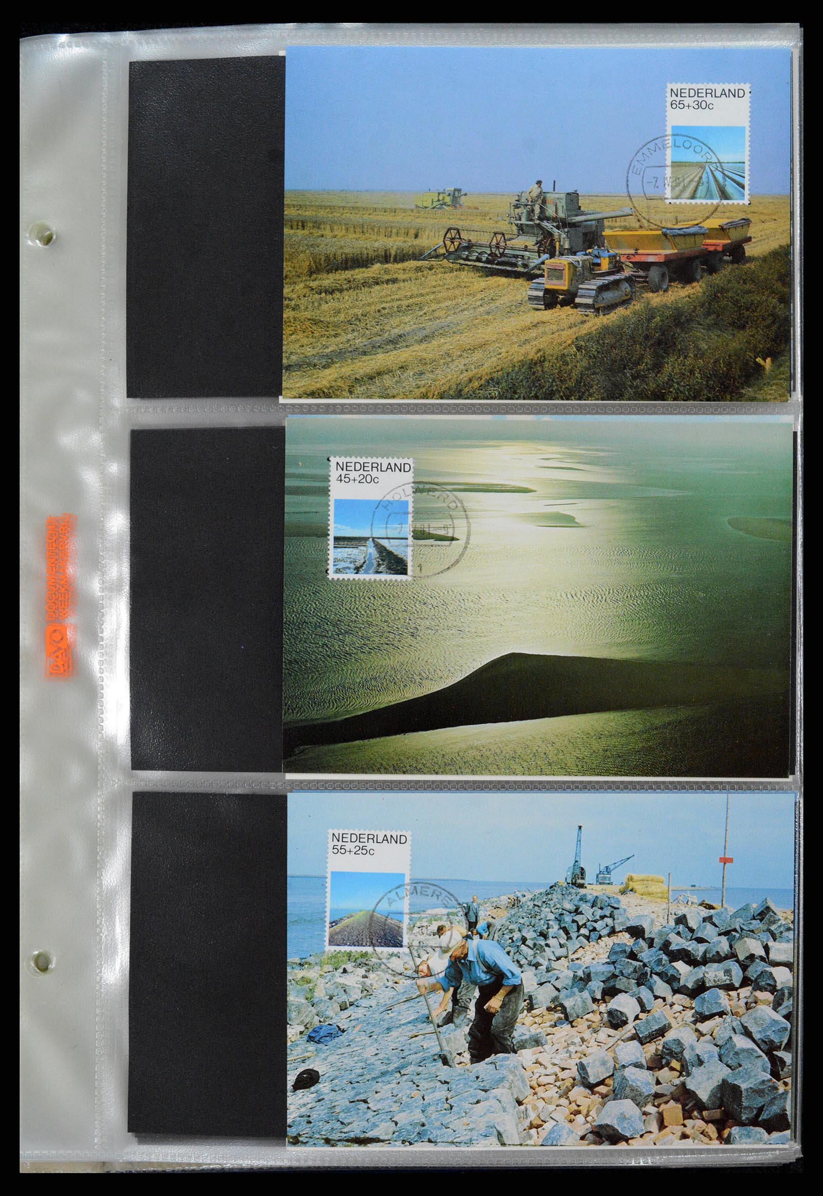 36414 208 - Postzegelverzameling 36414 Nederland maximumkaarten 1938(!)-1987.