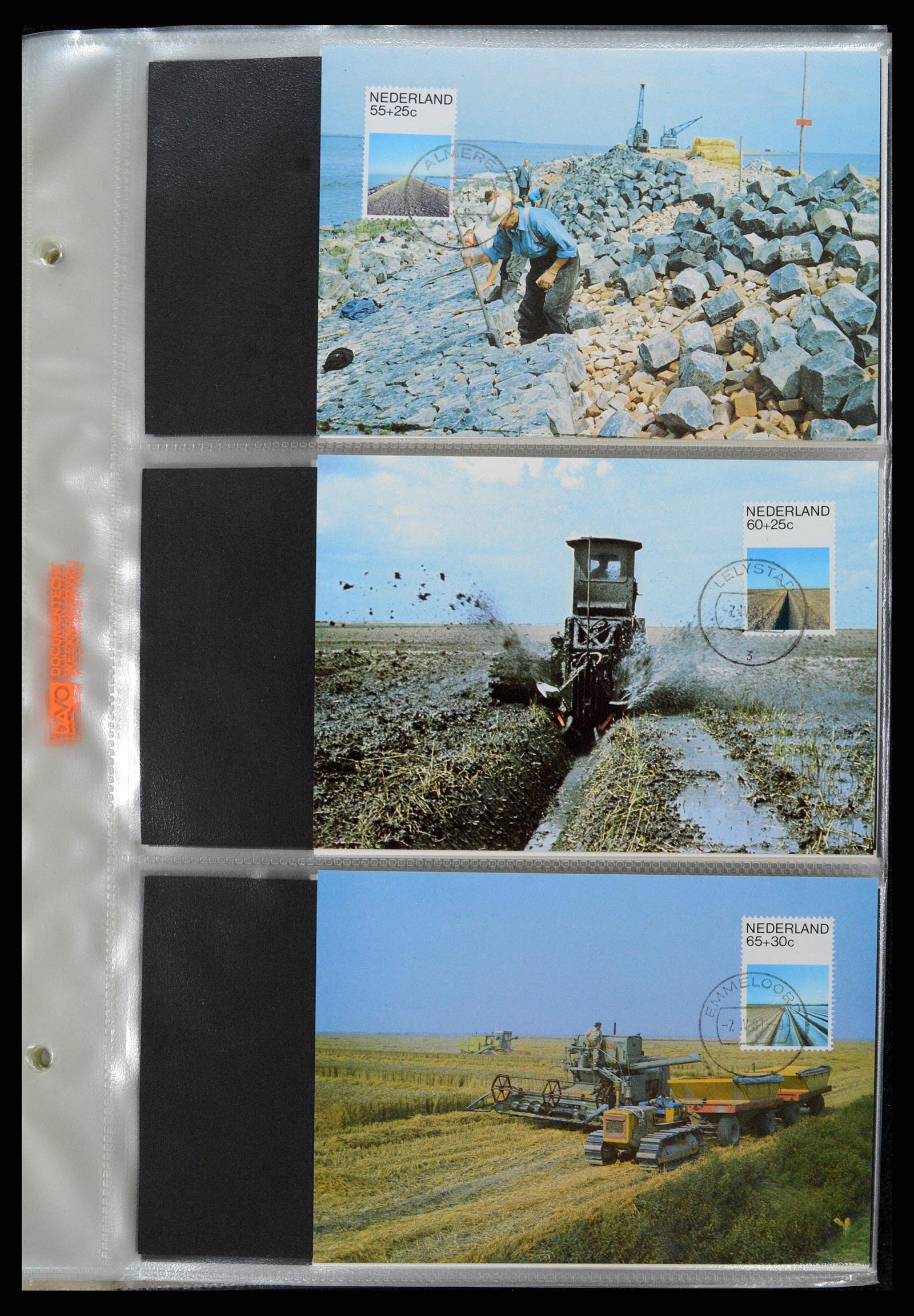 36414 210 - Postzegelverzameling 36414 Nederland maximumkaarten 1938(!)-1987.