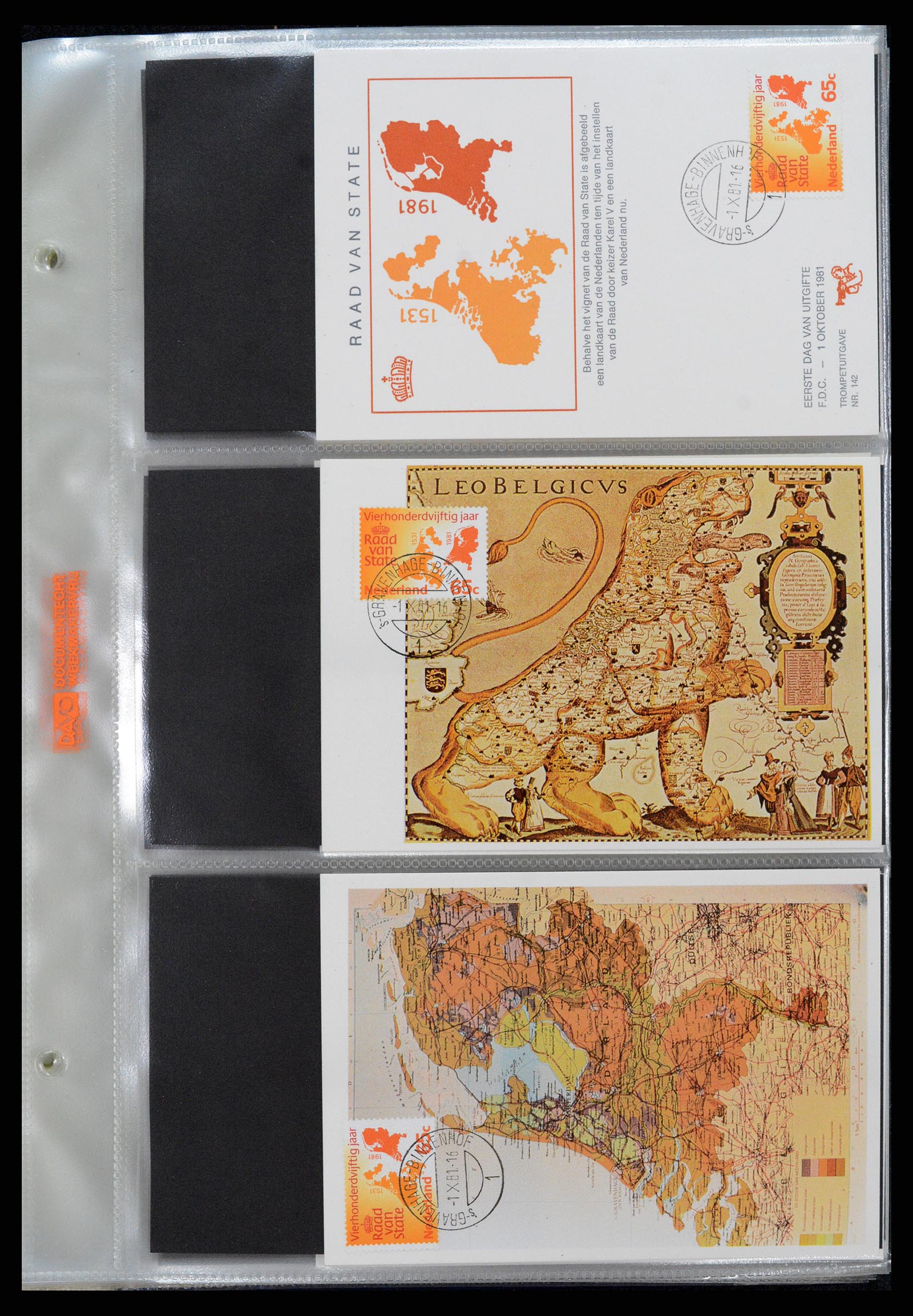 36414 214 - Postzegelverzameling 36414 Nederland maximumkaarten 1938(!)-1987.