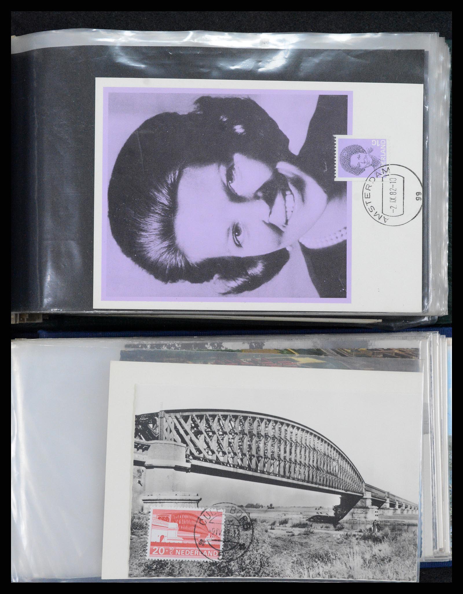 36414 277 - Postzegelverzameling 36414 Nederland maximumkaarten 1938(!)-1987.