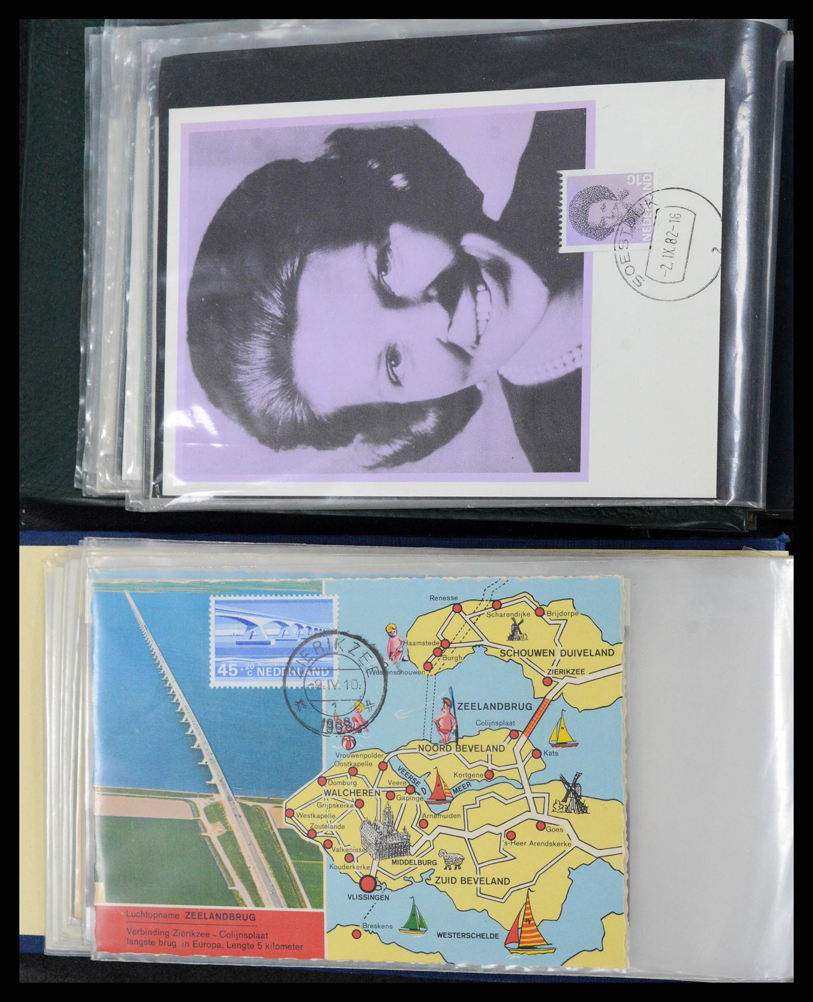 36414 281 - Postzegelverzameling 36414 Nederland maximumkaarten 1938(!)-1987.