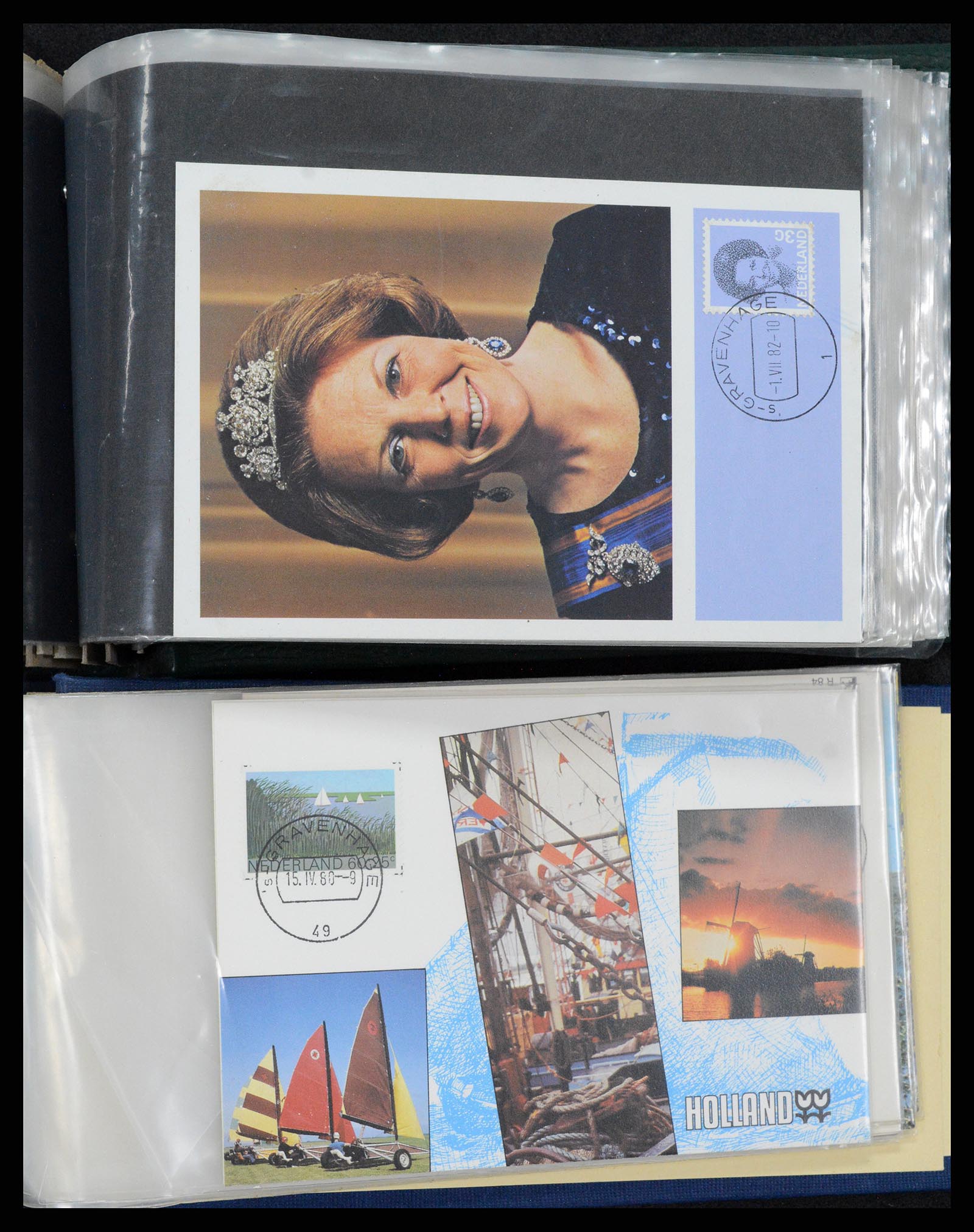 36414 300 - Postzegelverzameling 36414 Nederland maximumkaarten 1938(!)-1987.