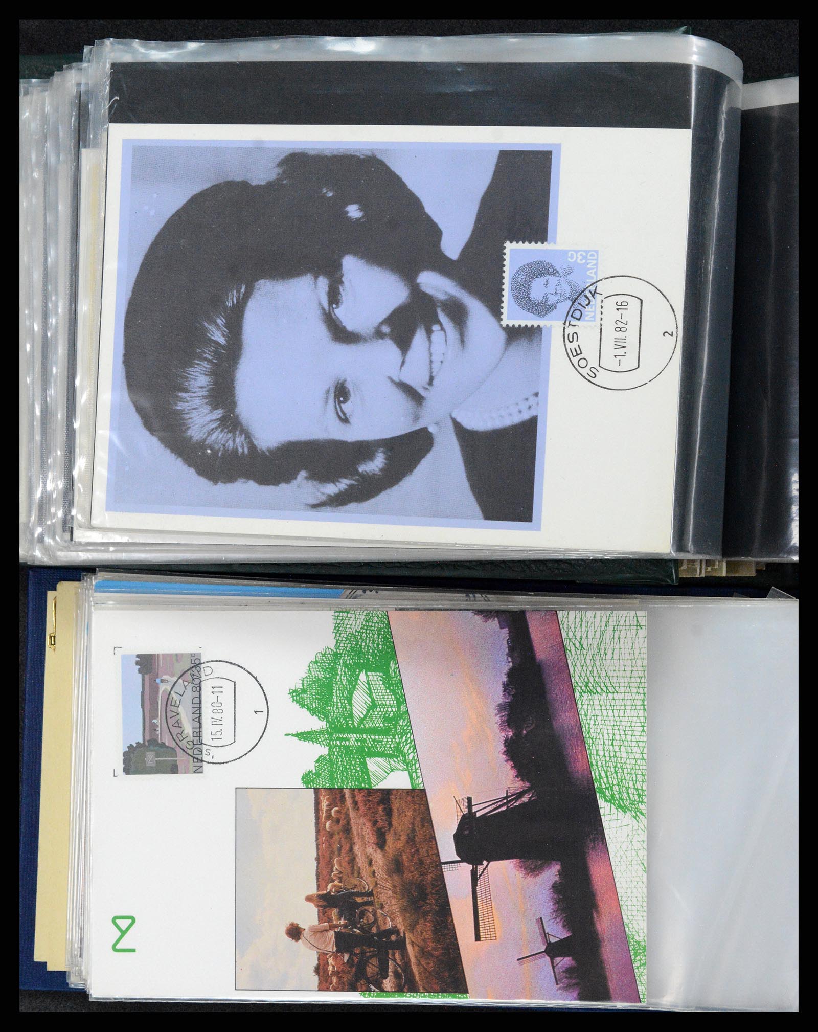 36414 302 - Postzegelverzameling 36414 Nederland maximumkaarten 1938(!)-1987.