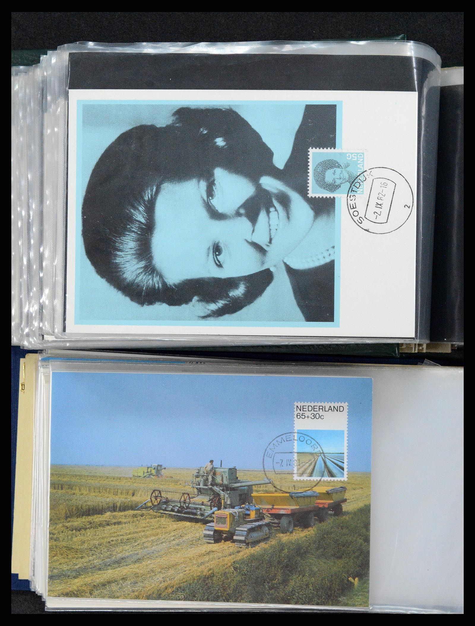 36414 309 - Postzegelverzameling 36414 Nederland maximumkaarten 1938(!)-1987.