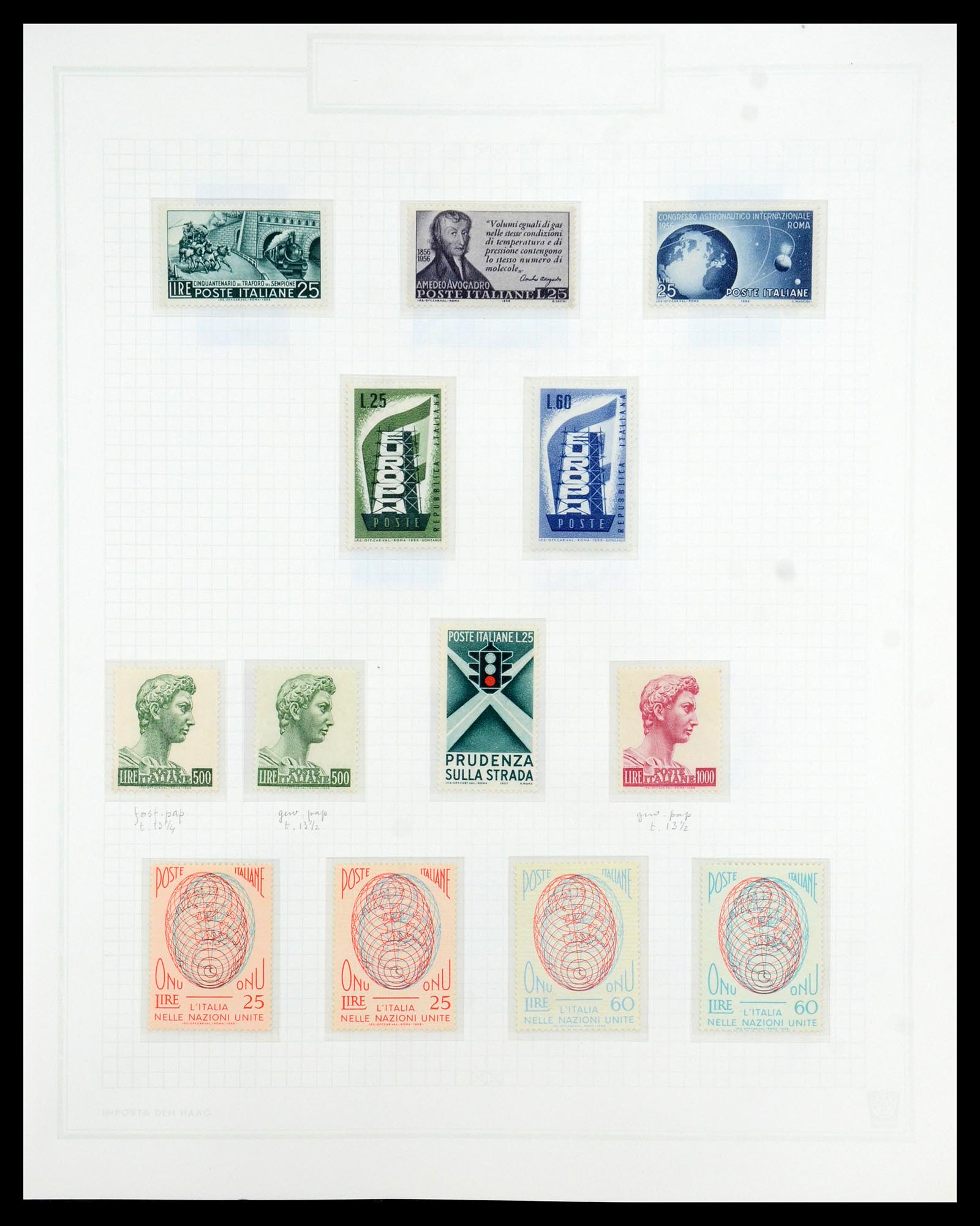 36417 063 - Postzegelverzameling 36417 Italië en Staten 1850-2001.
