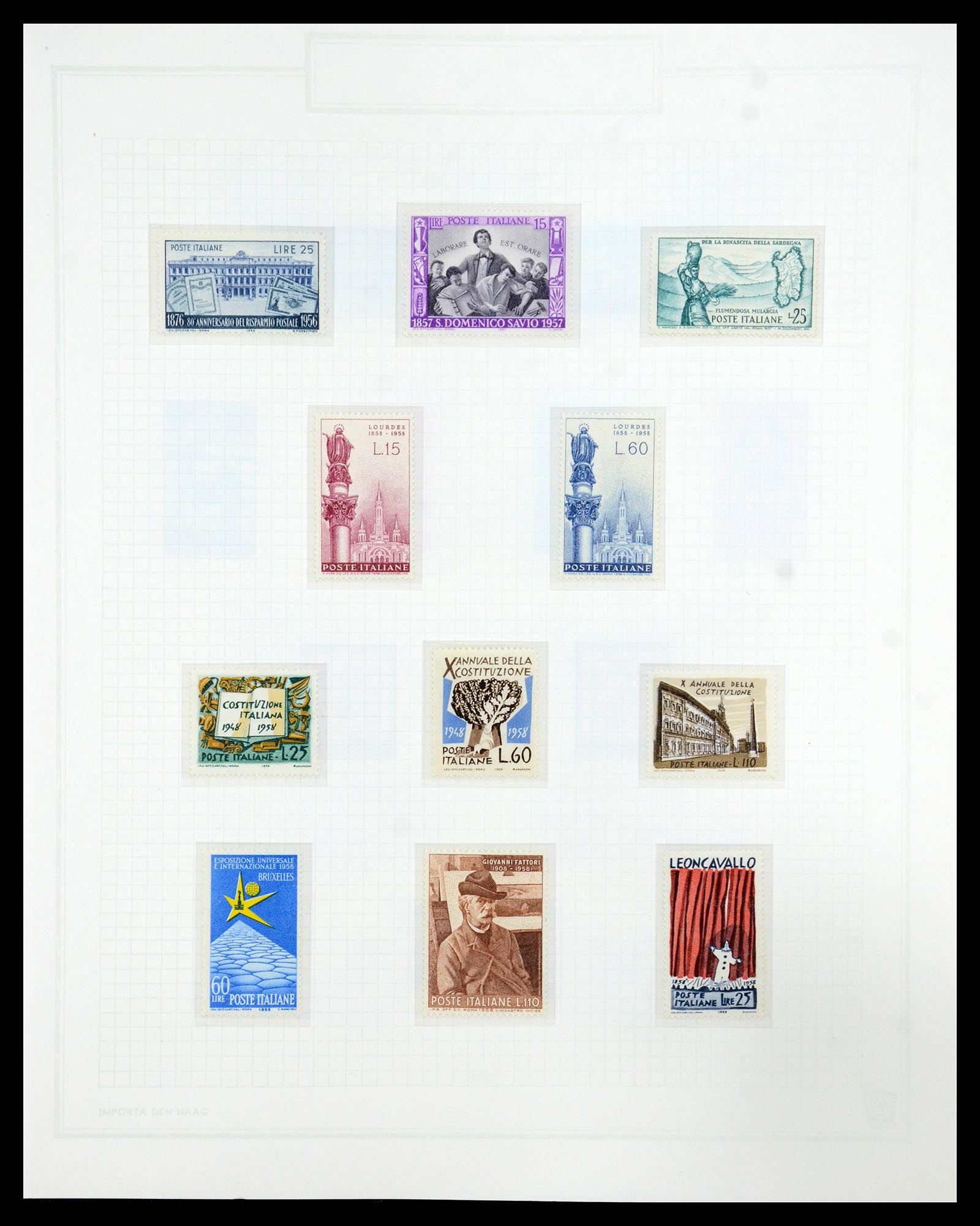 36417 065 - Postzegelverzameling 36417 Italië en Staten 1850-2001.