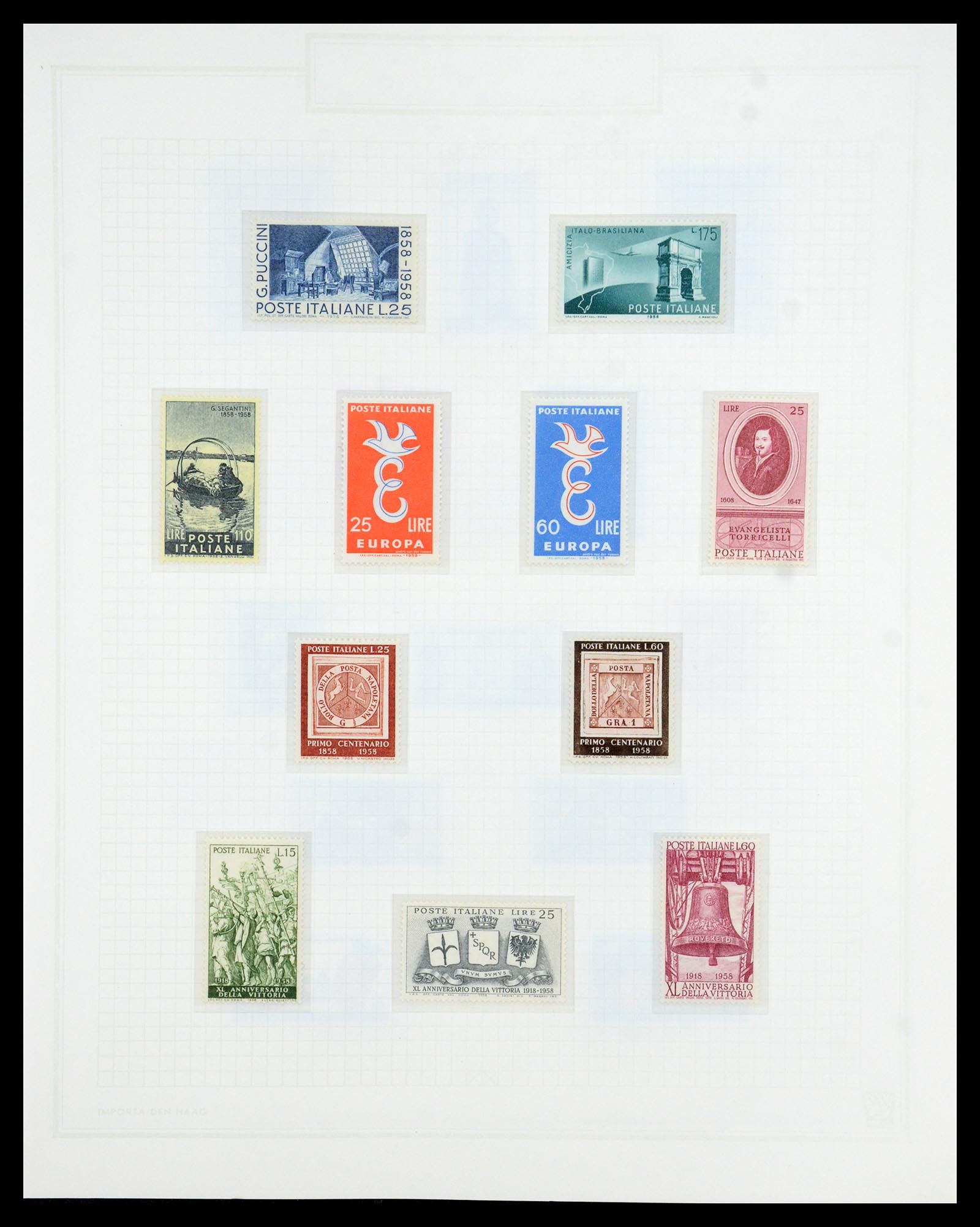 36417 066 - Postzegelverzameling 36417 Italië en Staten 1850-2001.