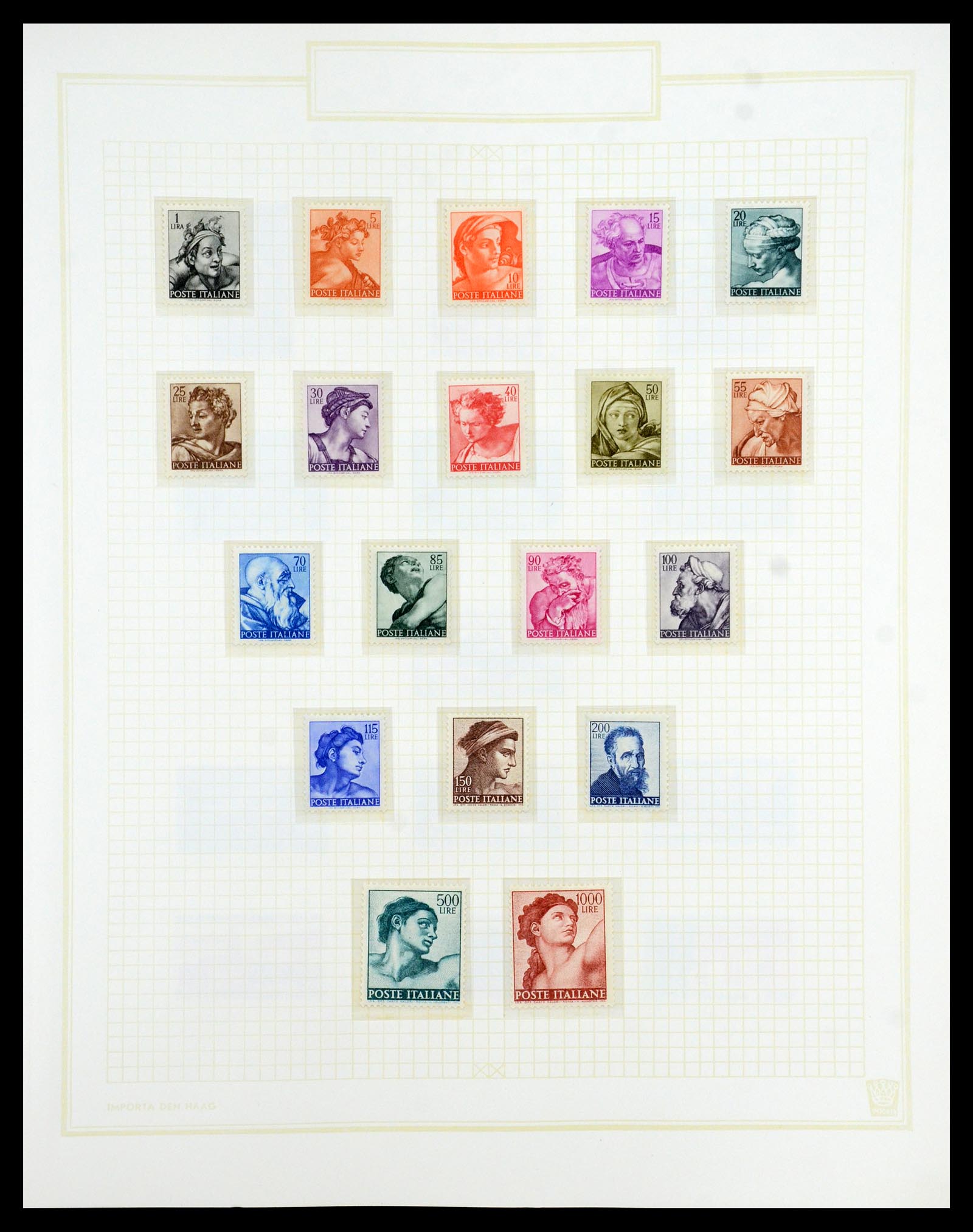 36417 071 - Postzegelverzameling 36417 Italië en Staten 1850-2001.