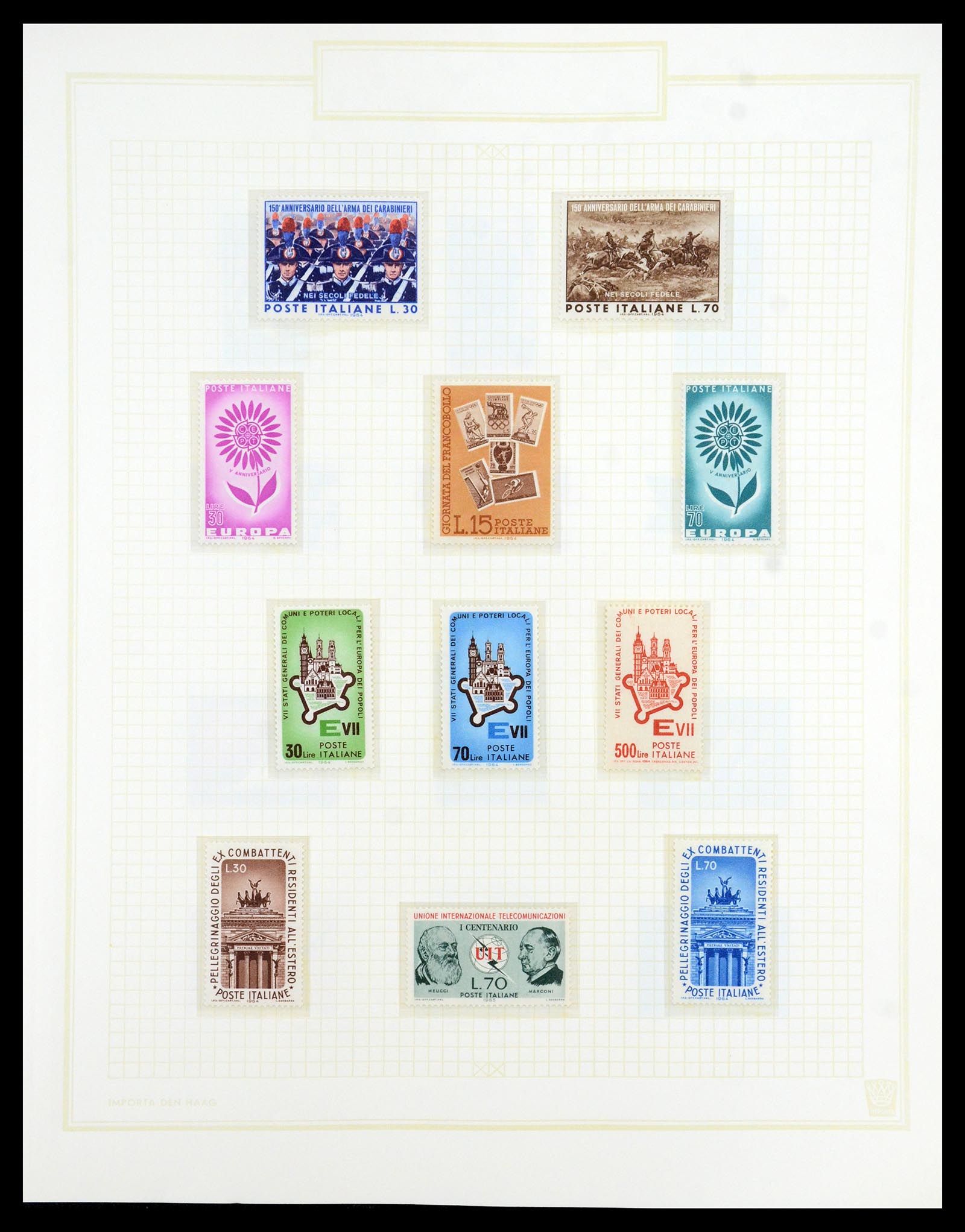 36417 077 - Postzegelverzameling 36417 Italië en Staten 1850-2001.