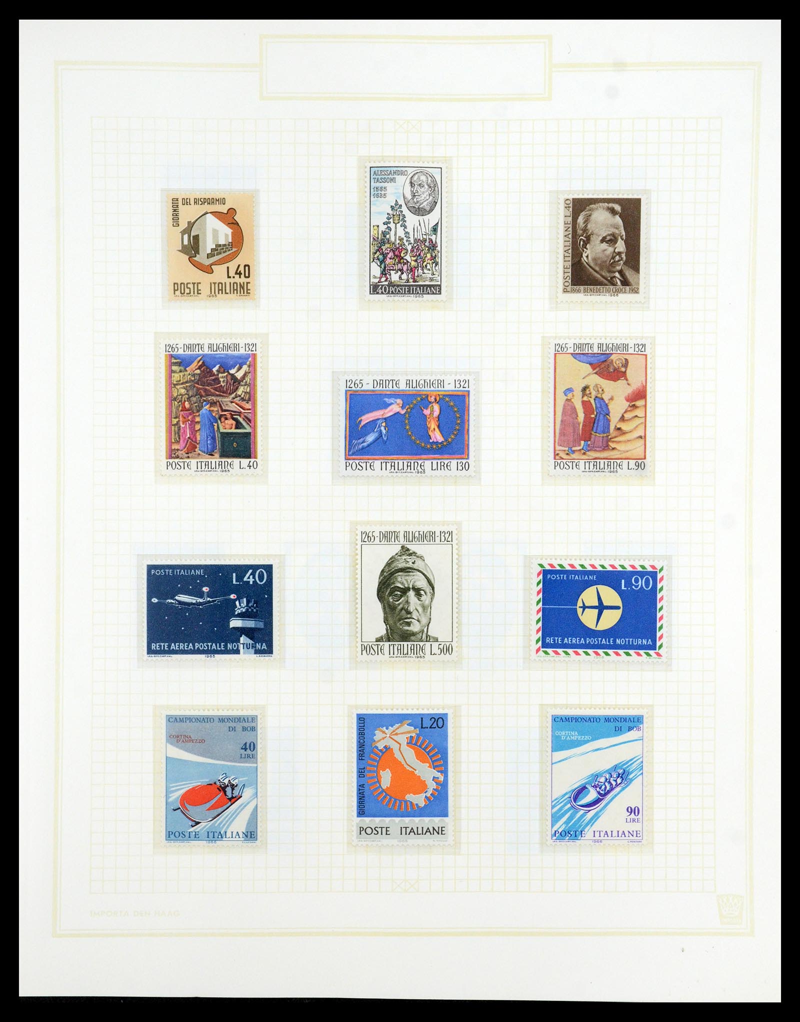 36417 079 - Postzegelverzameling 36417 Italië en Staten 1850-2001.