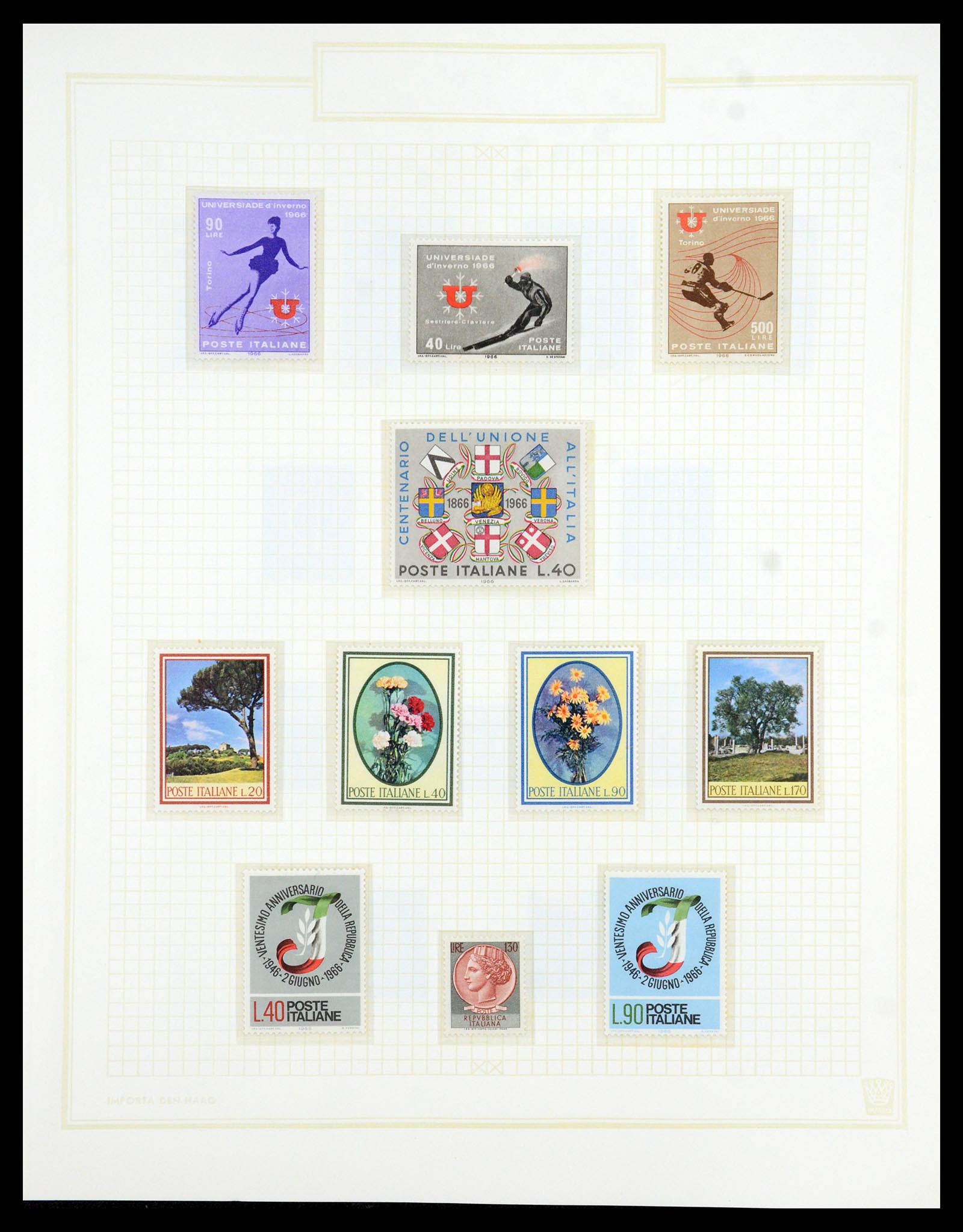 36417 080 - Postzegelverzameling 36417 Italië en Staten 1850-2001.