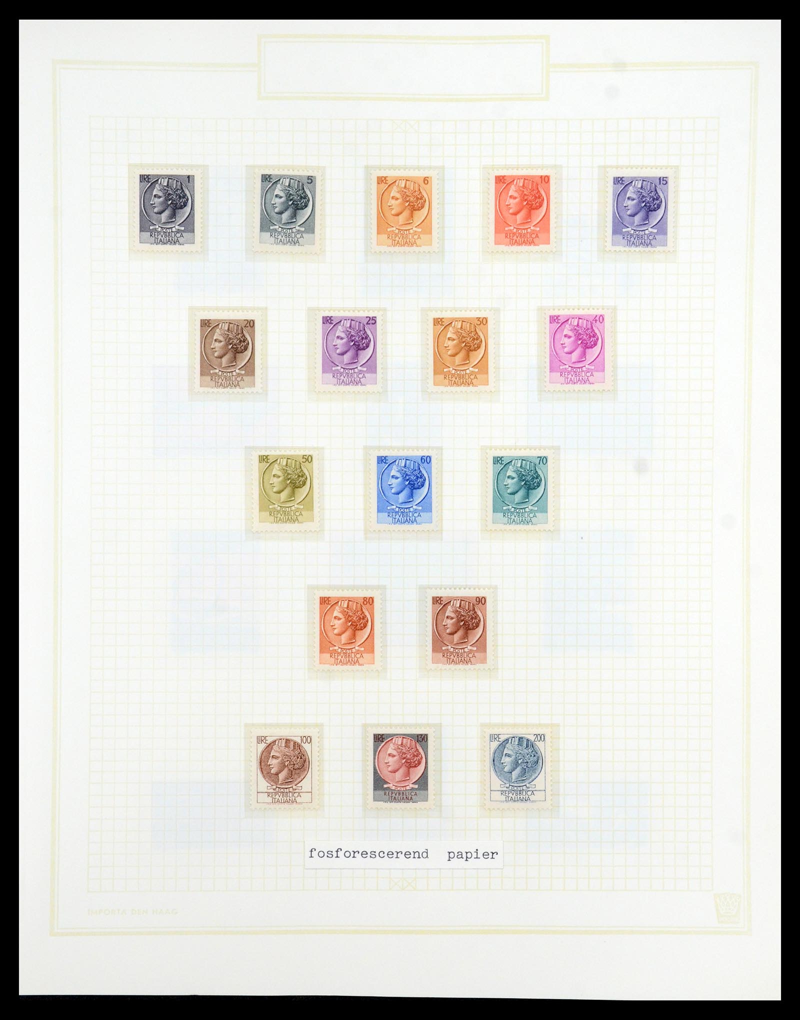 36417 084 - Postzegelverzameling 36417 Italië en Staten 1850-2001.