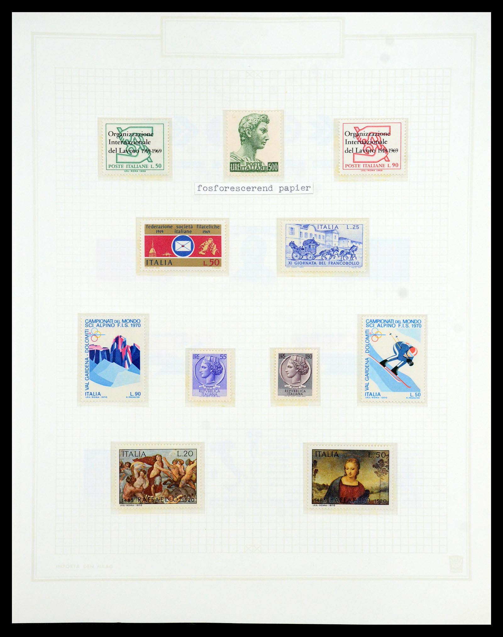 36417 088 - Postzegelverzameling 36417 Italië en Staten 1850-2001.