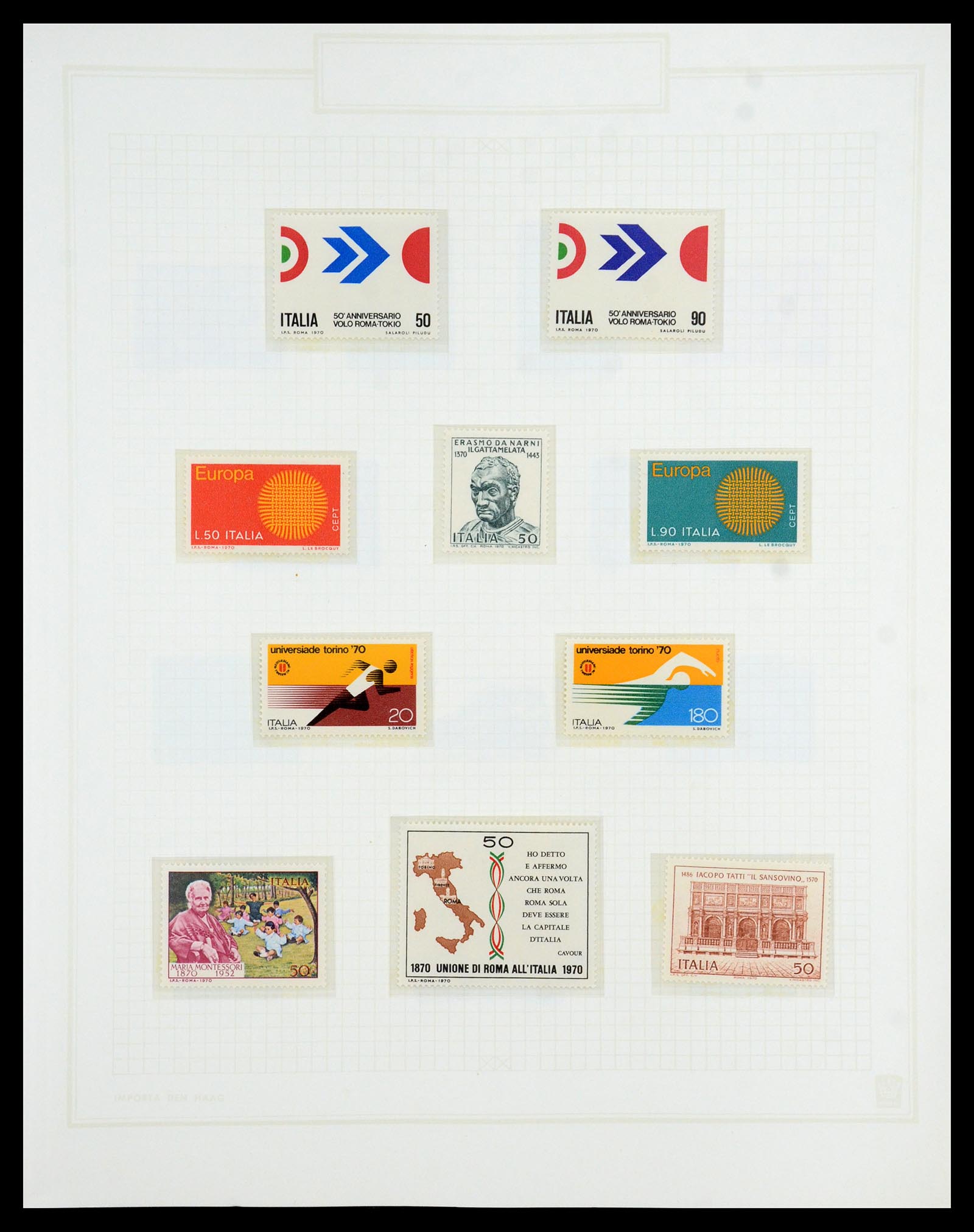 36417 089 - Postzegelverzameling 36417 Italië en Staten 1850-2001.