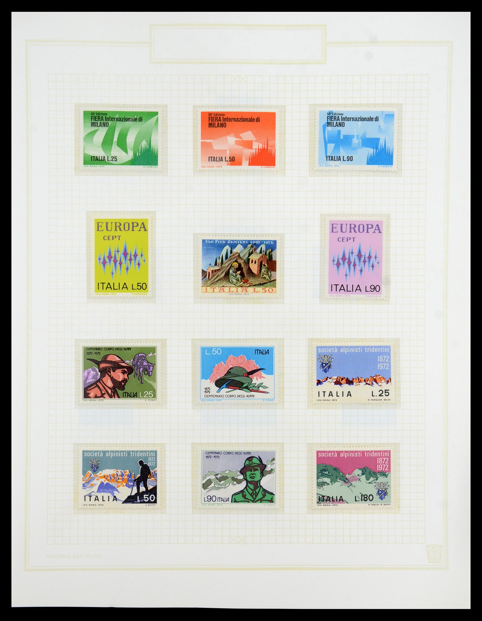 36417 094 - Postzegelverzameling 36417 Italië en Staten 1850-2001.