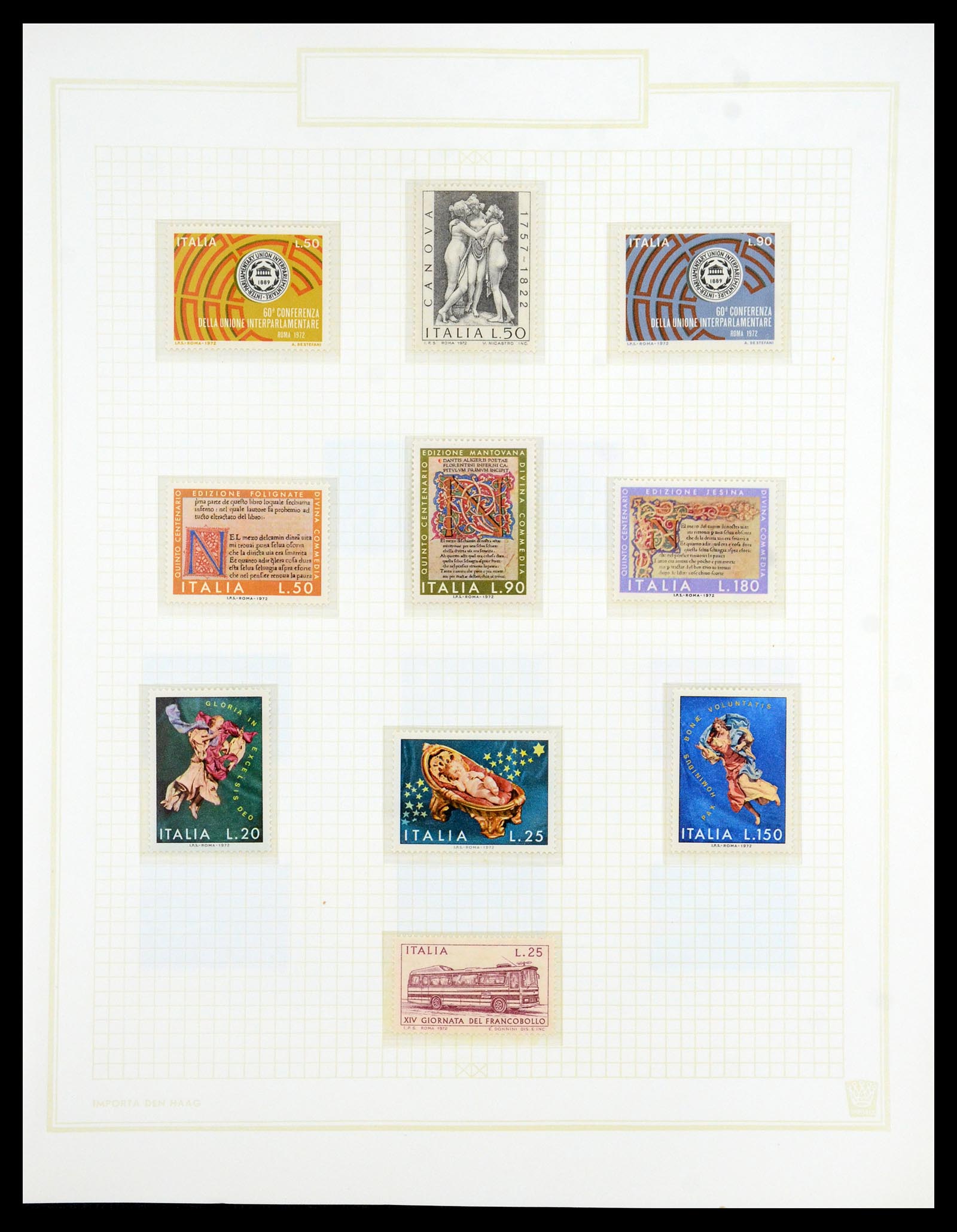 36417 095 - Postzegelverzameling 36417 Italië en Staten 1850-2001.