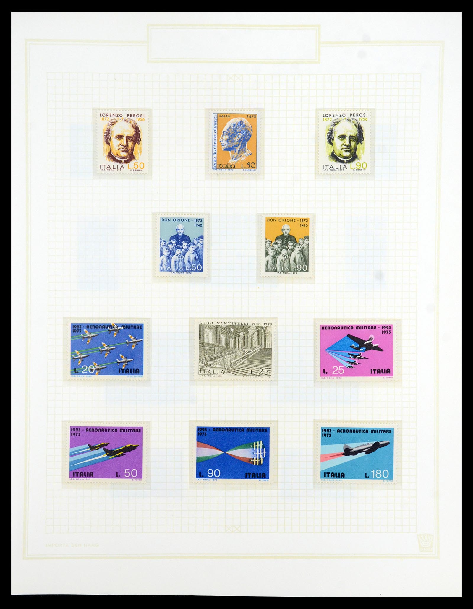 36417 096 - Postzegelverzameling 36417 Italië en Staten 1850-2001.
