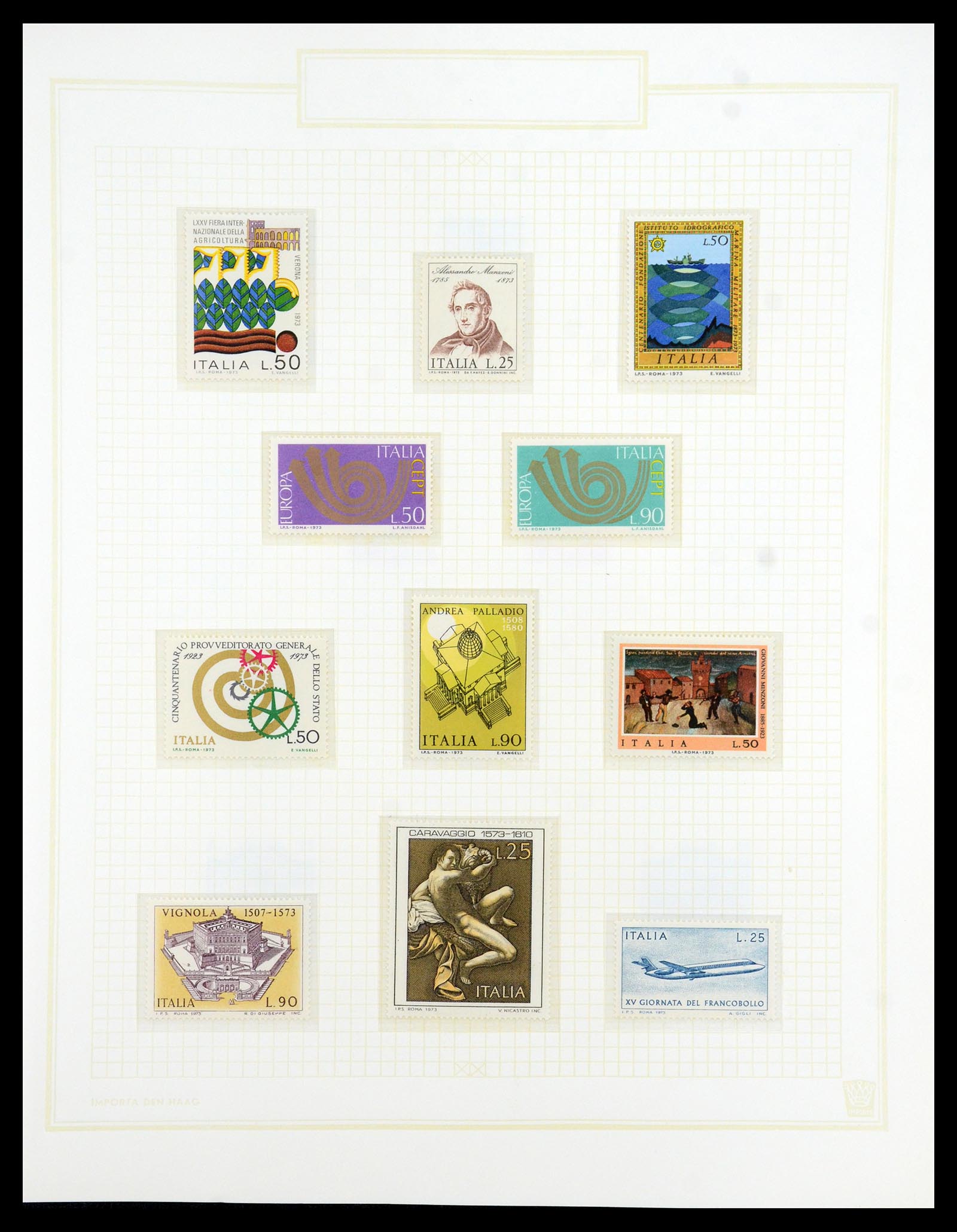 36417 098 - Postzegelverzameling 36417 Italië en Staten 1850-2001.
