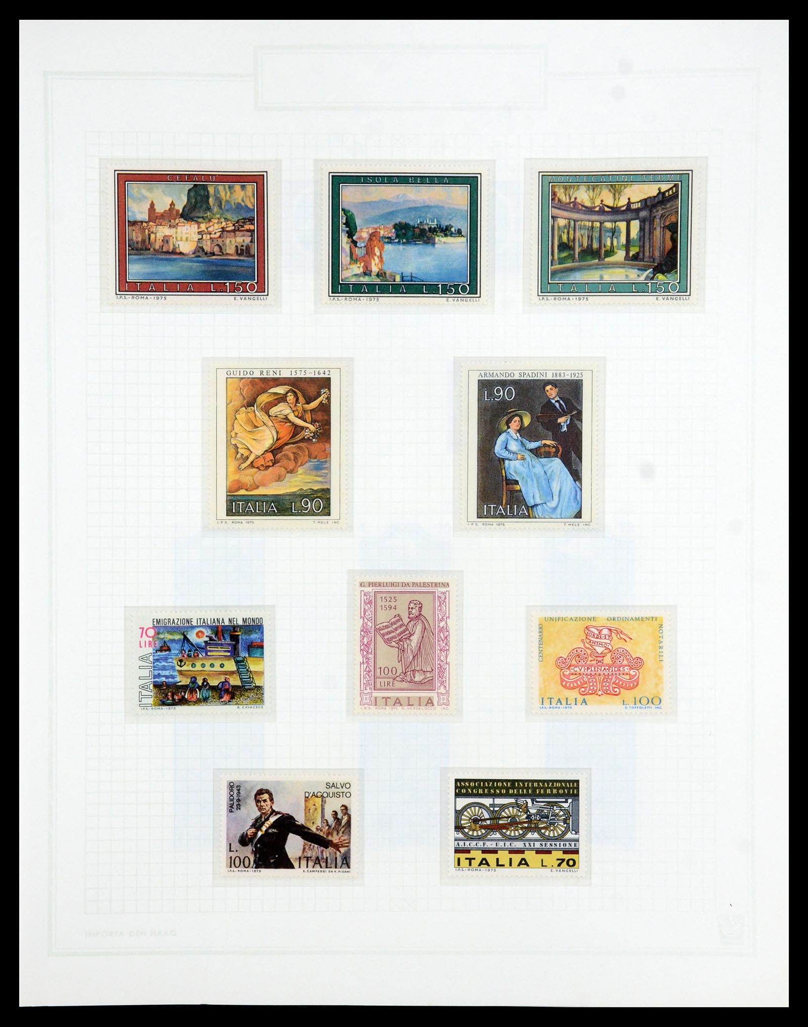 36417 107 - Postzegelverzameling 36417 Italië en Staten 1850-2001.