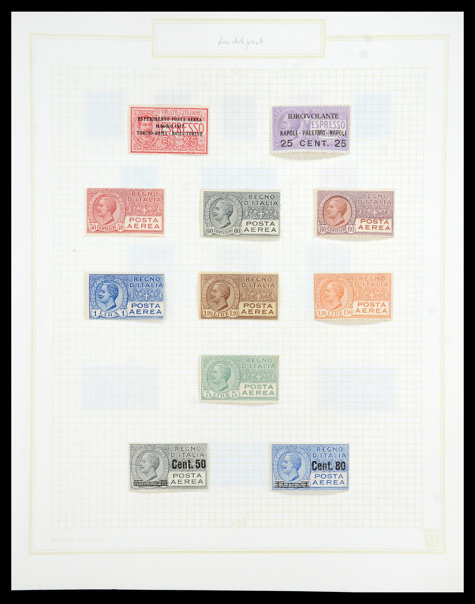 36417 110 - Postzegelverzameling 36417 Italië en Staten 1850-2001.