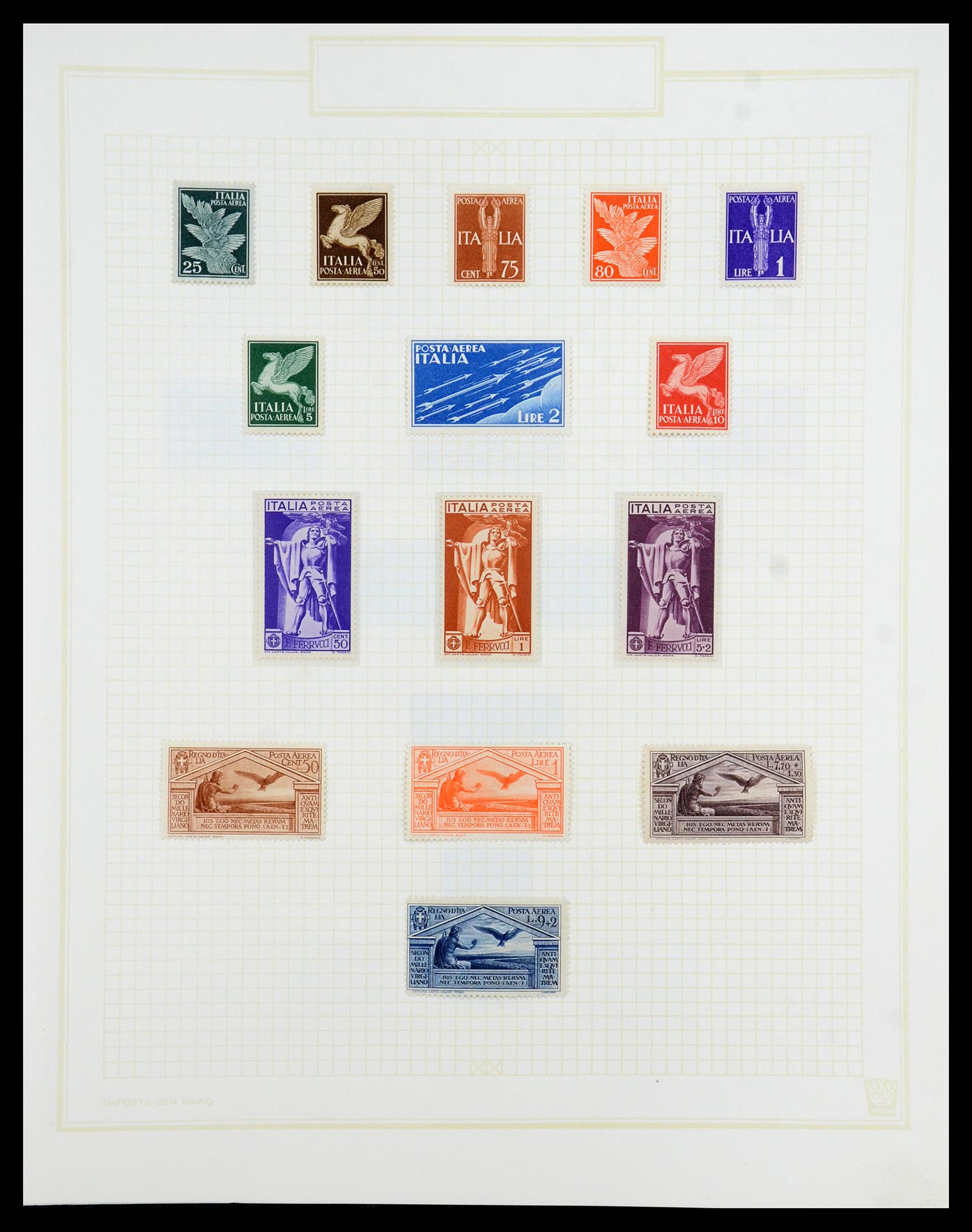 36417 111 - Postzegelverzameling 36417 Italië en Staten 1850-2001.