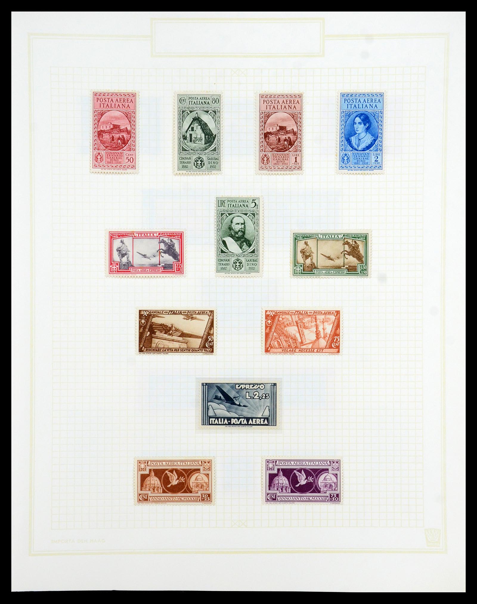 36417 113 - Postzegelverzameling 36417 Italië en Staten 1850-2001.
