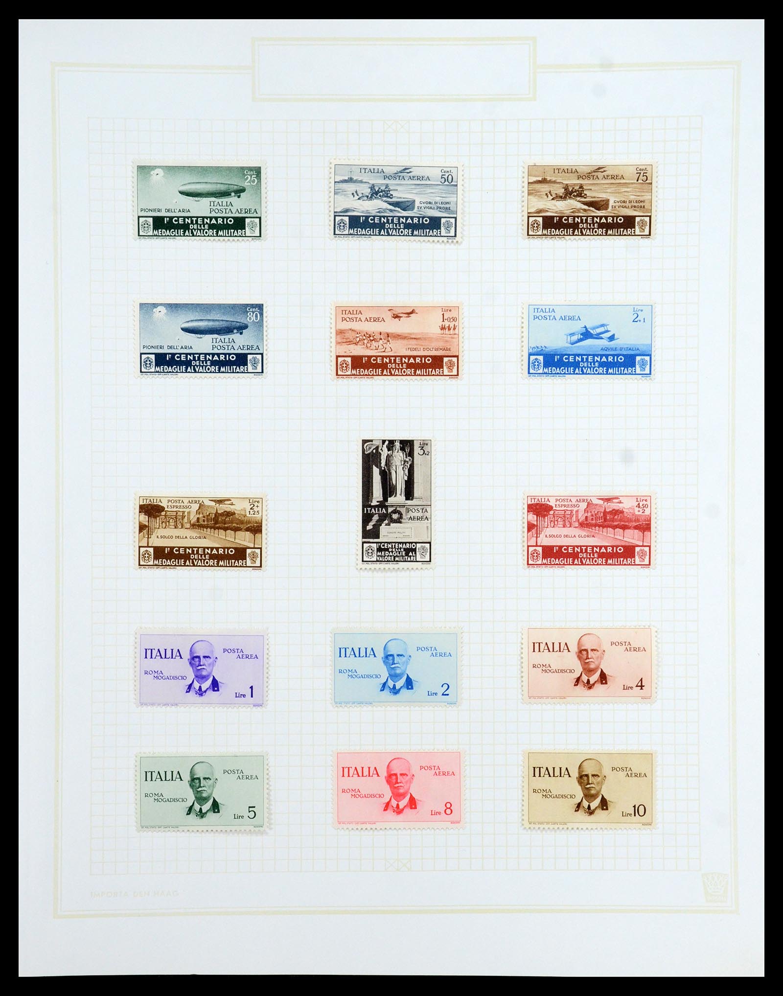 36417 117 - Postzegelverzameling 36417 Italië en Staten 1850-2001.