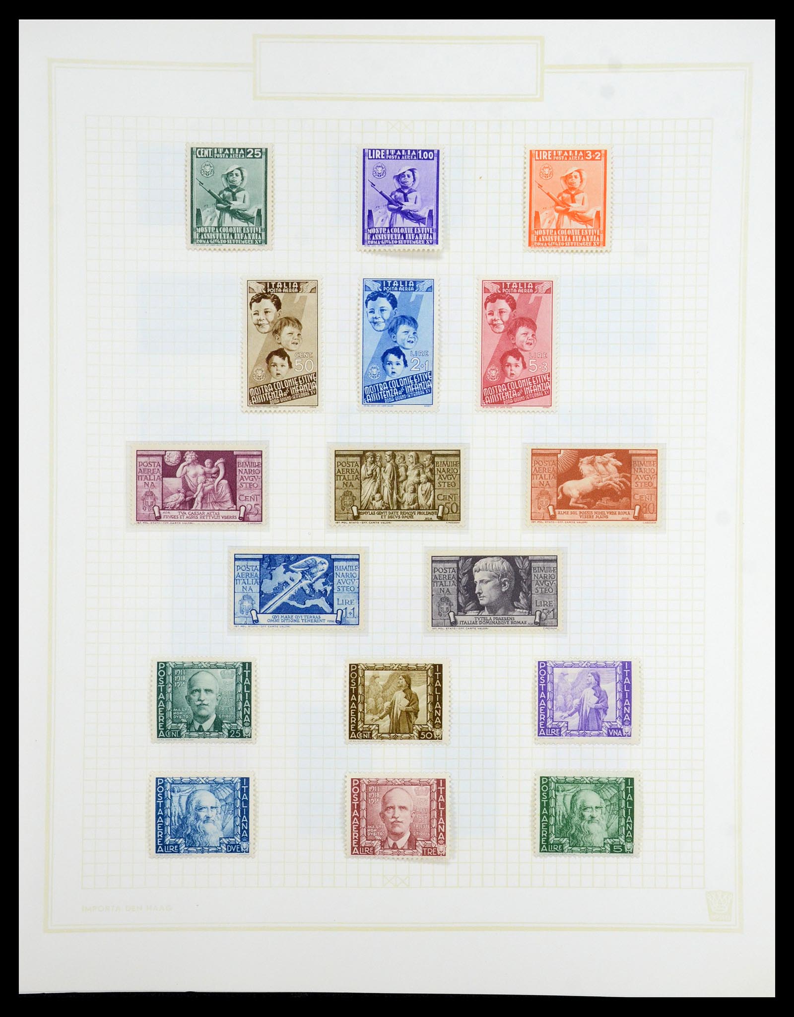 36417 119 - Postzegelverzameling 36417 Italië en Staten 1850-2001.