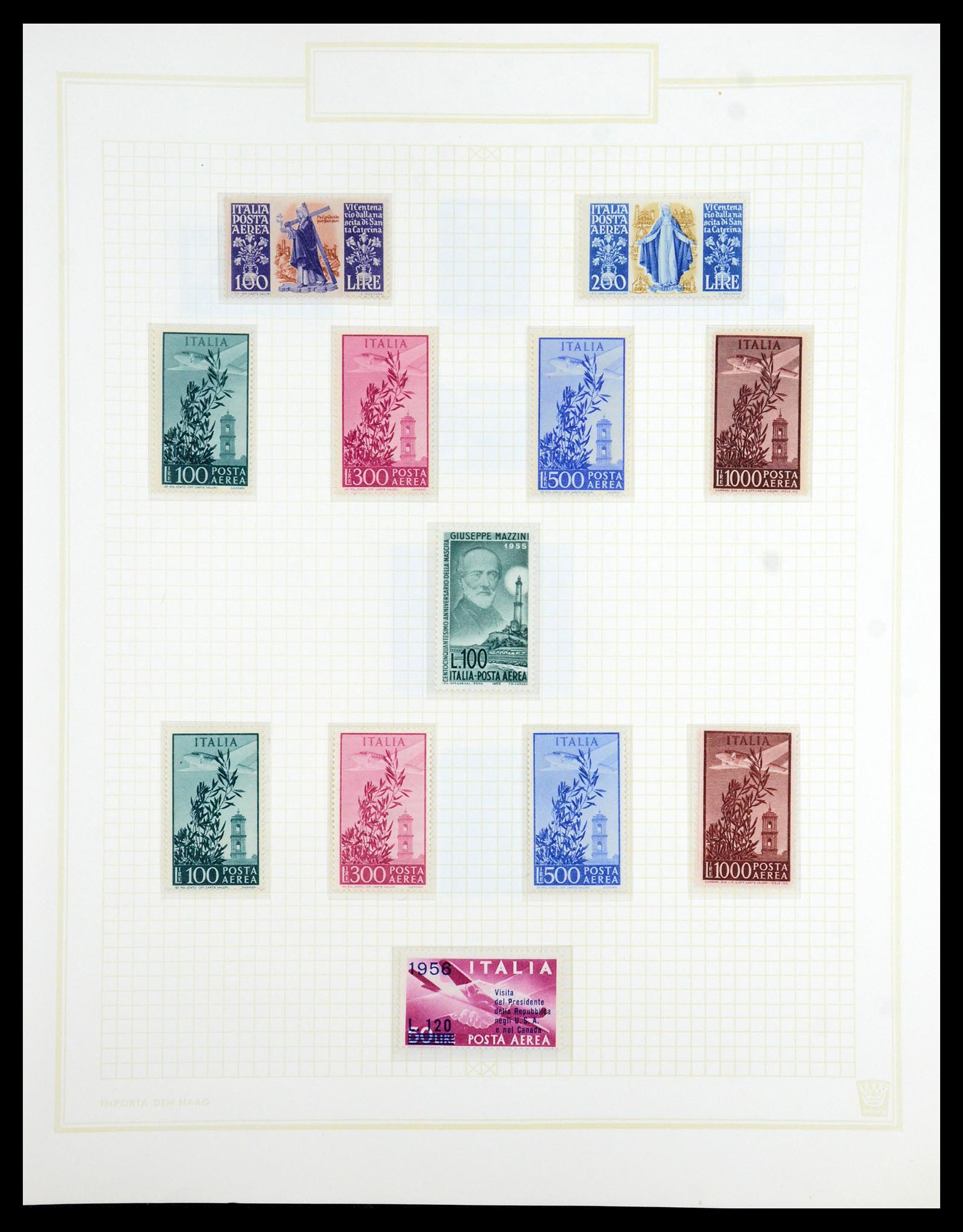 36417 121 - Postzegelverzameling 36417 Italië en Staten 1850-2001.