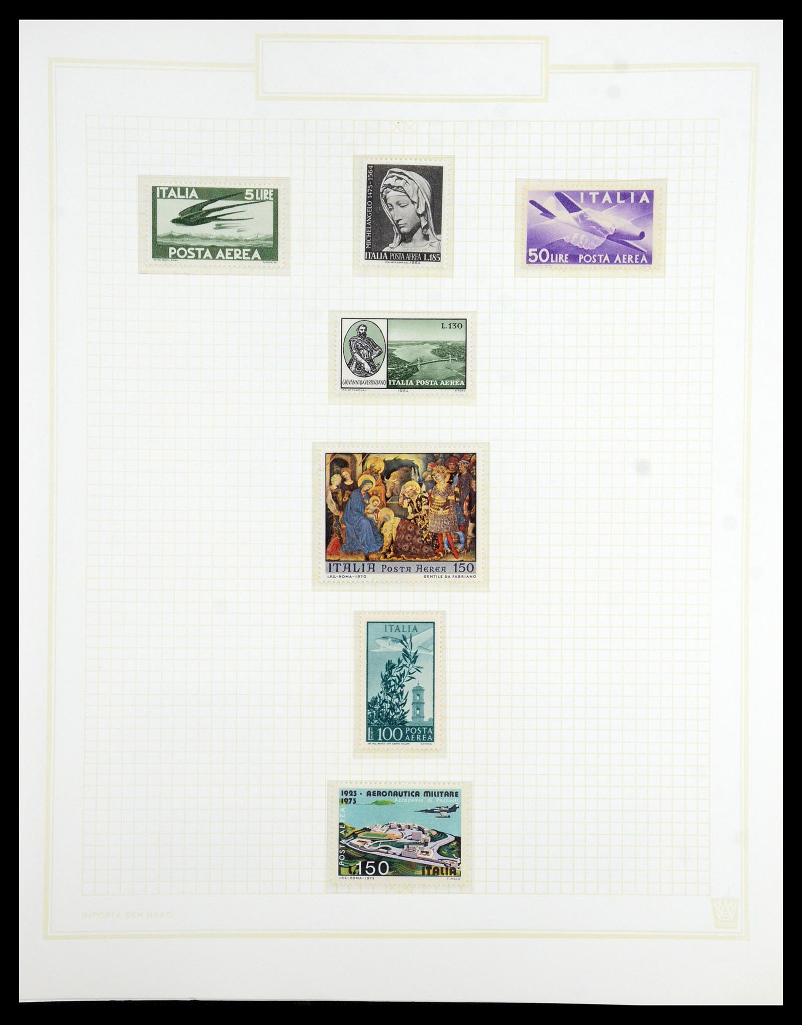 36417 122 - Postzegelverzameling 36417 Italië en Staten 1850-2001.