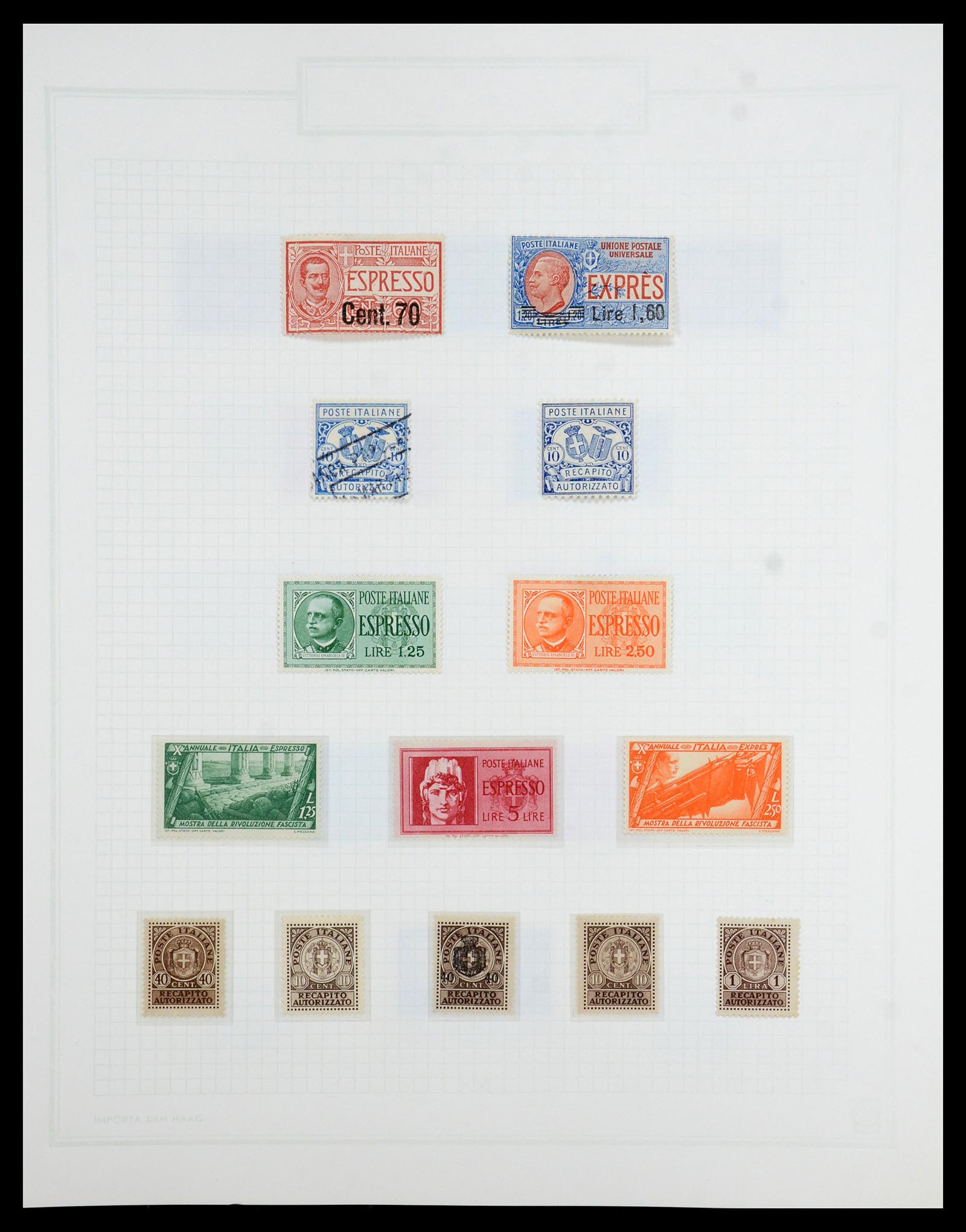 36417 124 - Postzegelverzameling 36417 Italië en Staten 1850-2001.