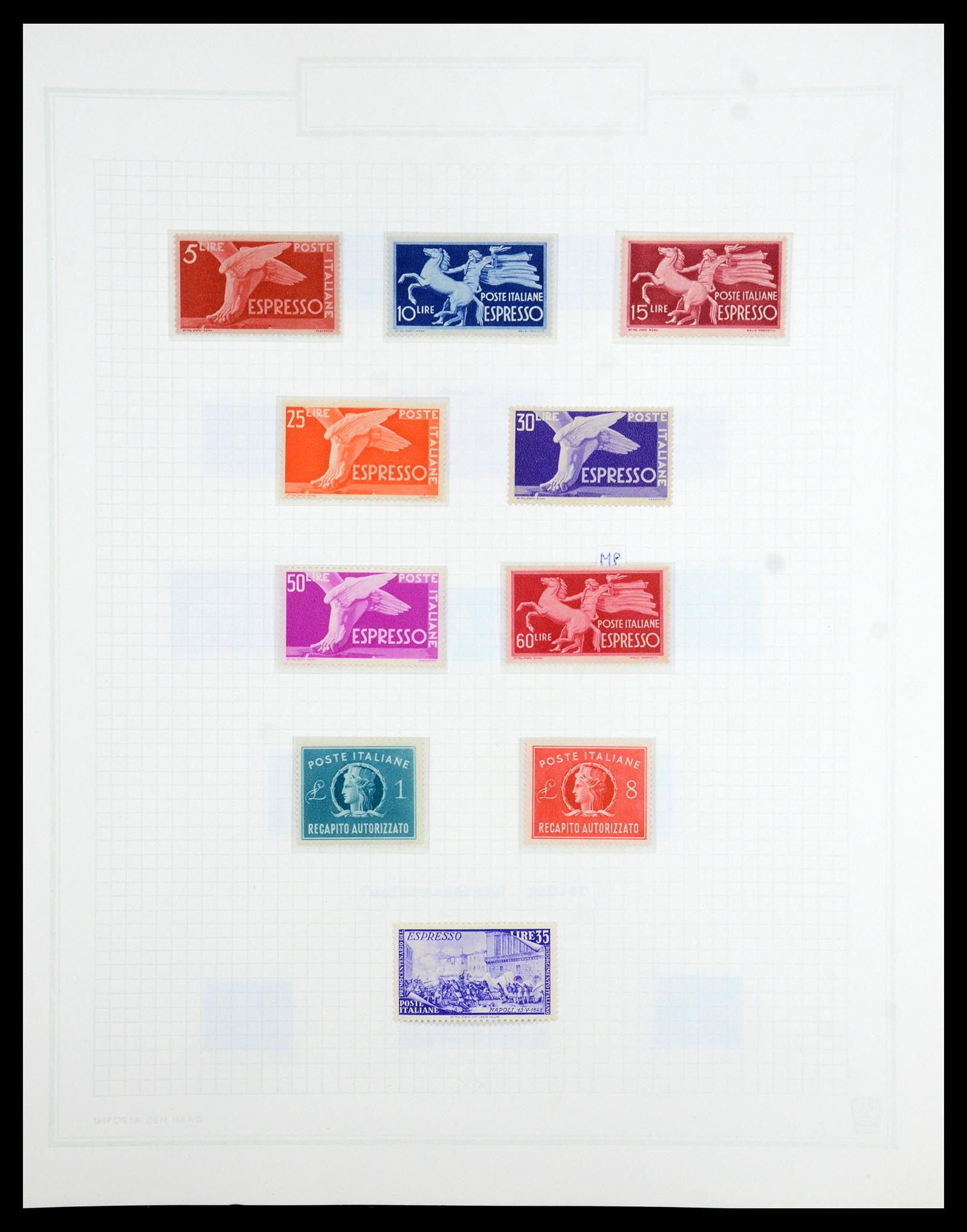 36417 125 - Postzegelverzameling 36417 Italië en Staten 1850-2001.