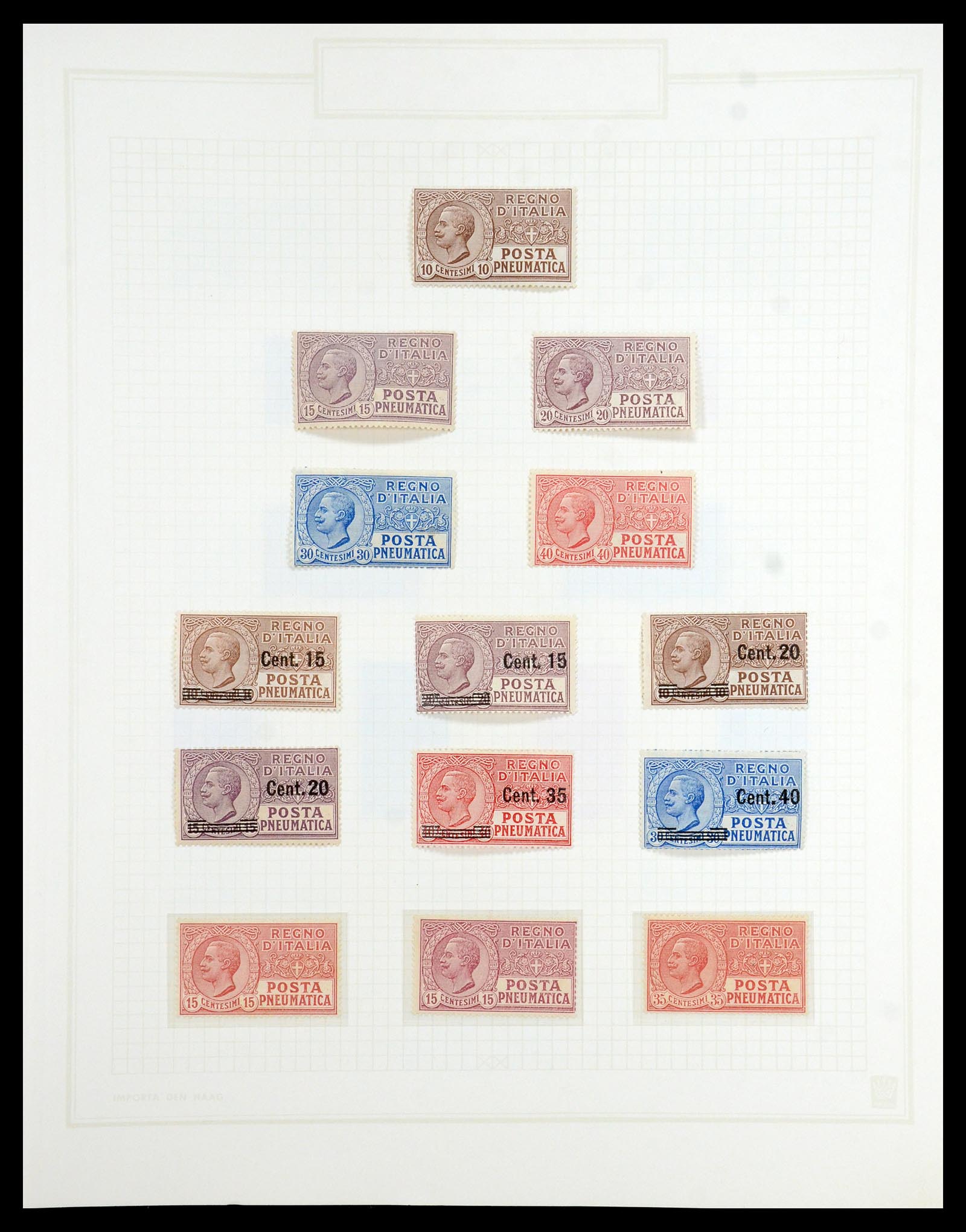 36417 129 - Postzegelverzameling 36417 Italië en Staten 1850-2001.