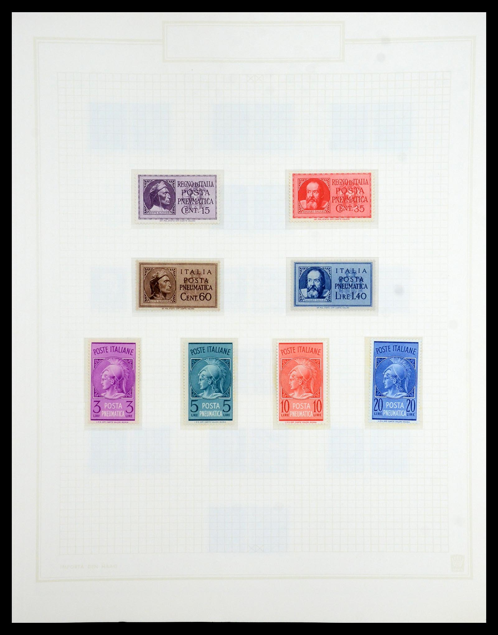 36417 130 - Postzegelverzameling 36417 Italië en Staten 1850-2001.