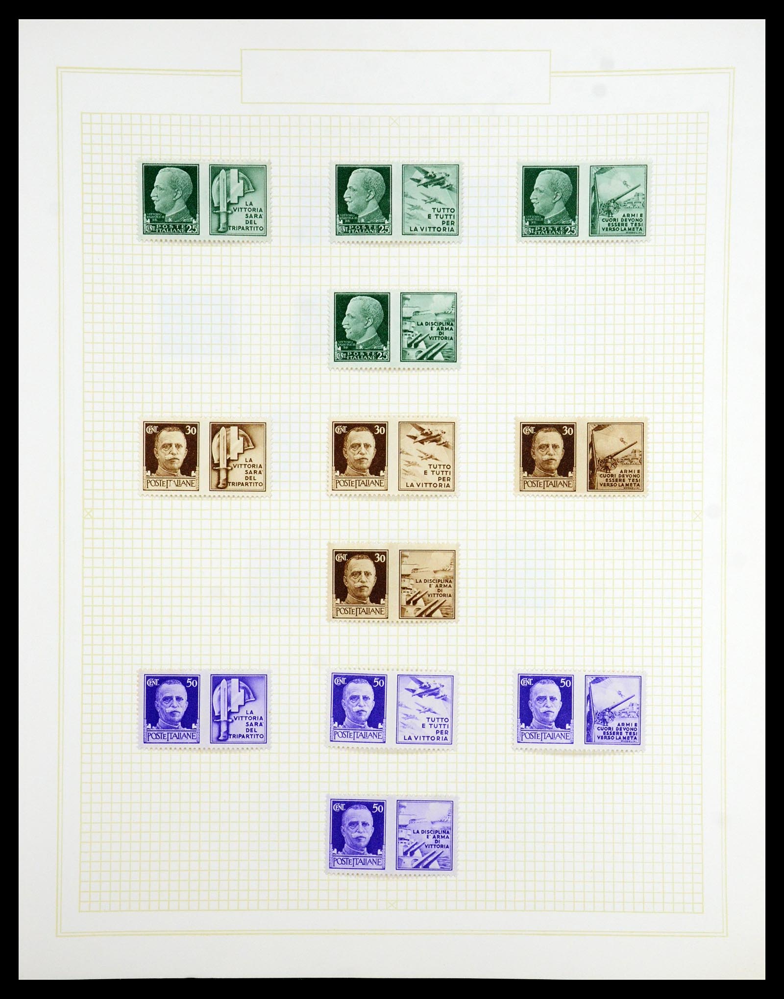36417 131 - Postzegelverzameling 36417 Italië en Staten 1850-2001.