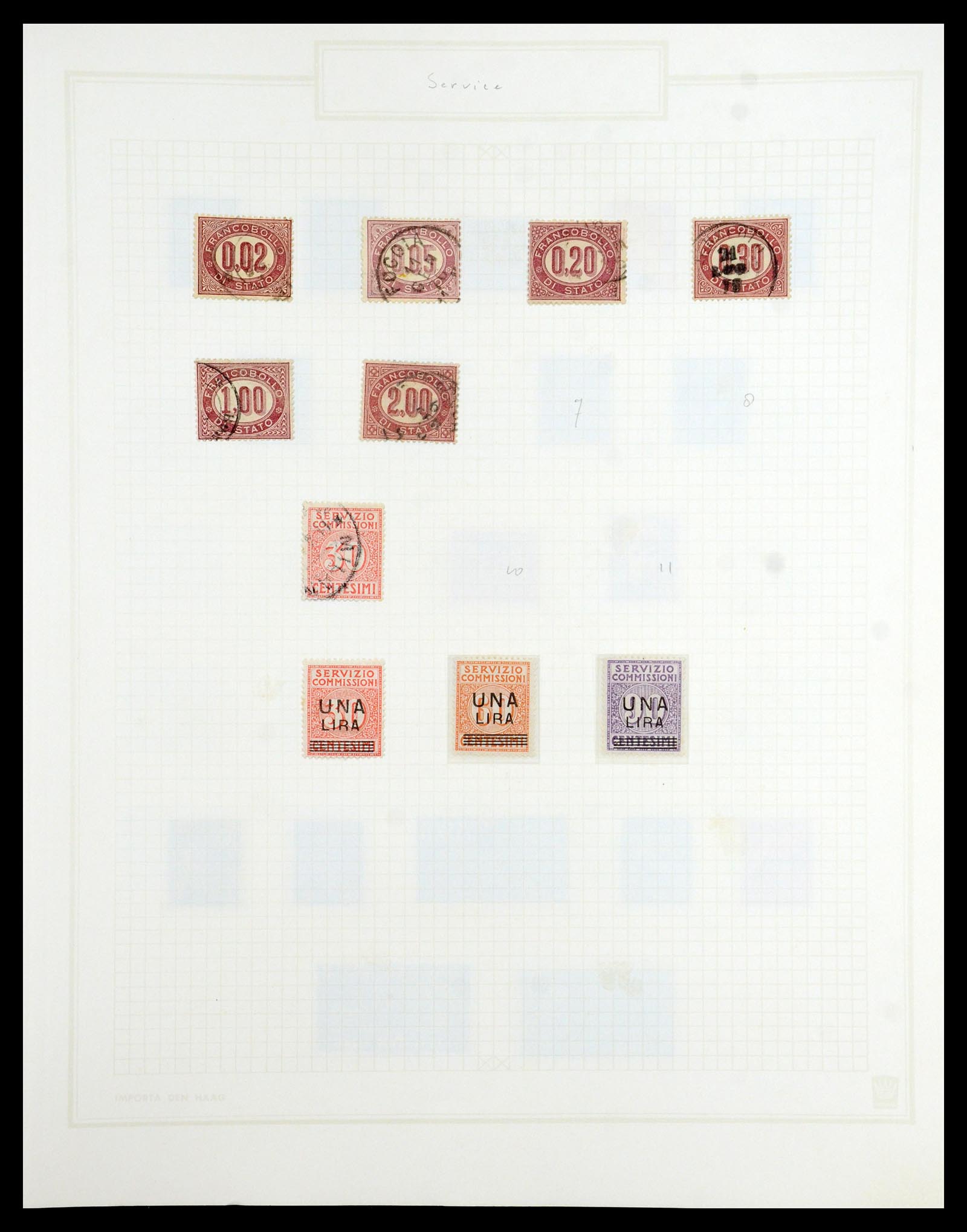 36417 132 - Postzegelverzameling 36417 Italië en Staten 1850-2001.