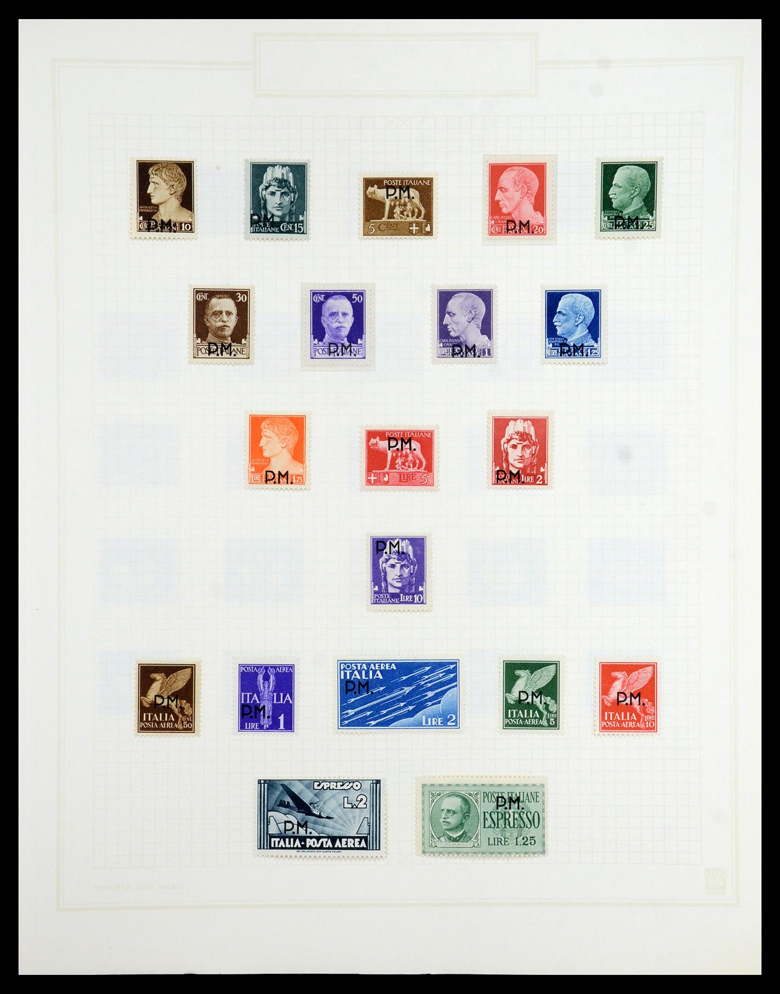 36417 133 - Postzegelverzameling 36417 Italië en Staten 1850-2001.