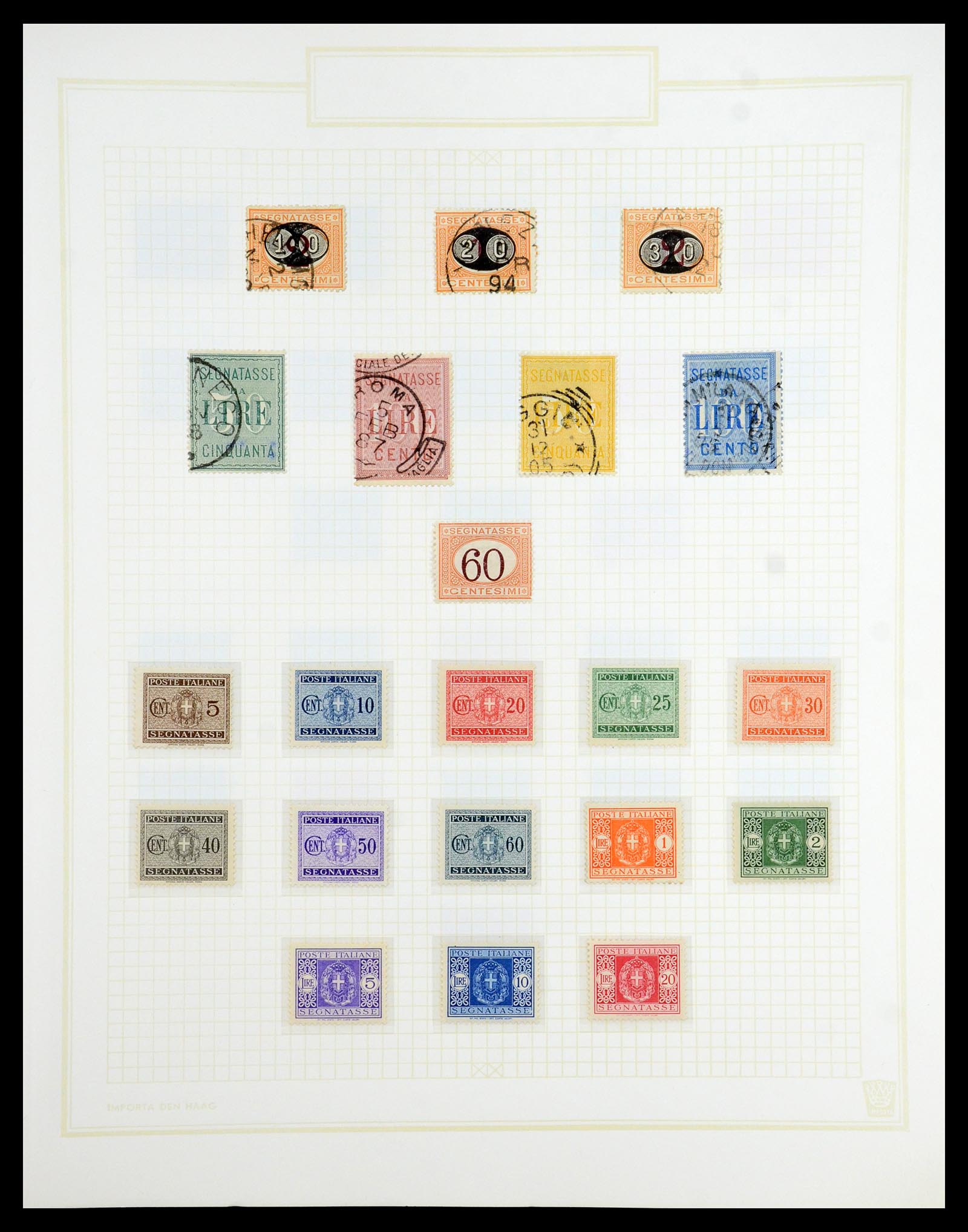 36417 135 - Postzegelverzameling 36417 Italië en Staten 1850-2001.