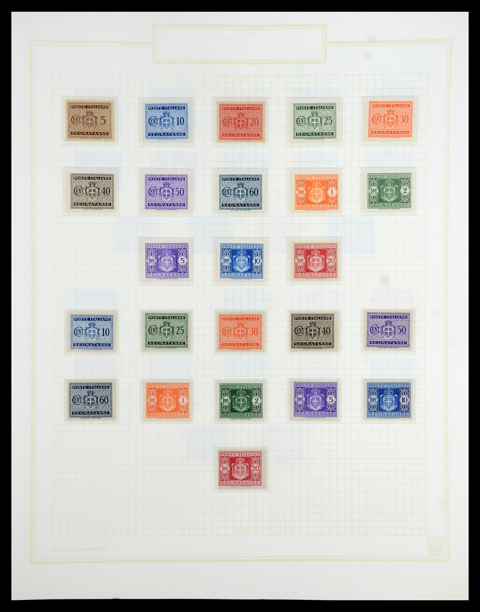 36417 136 - Postzegelverzameling 36417 Italië en Staten 1850-2001.