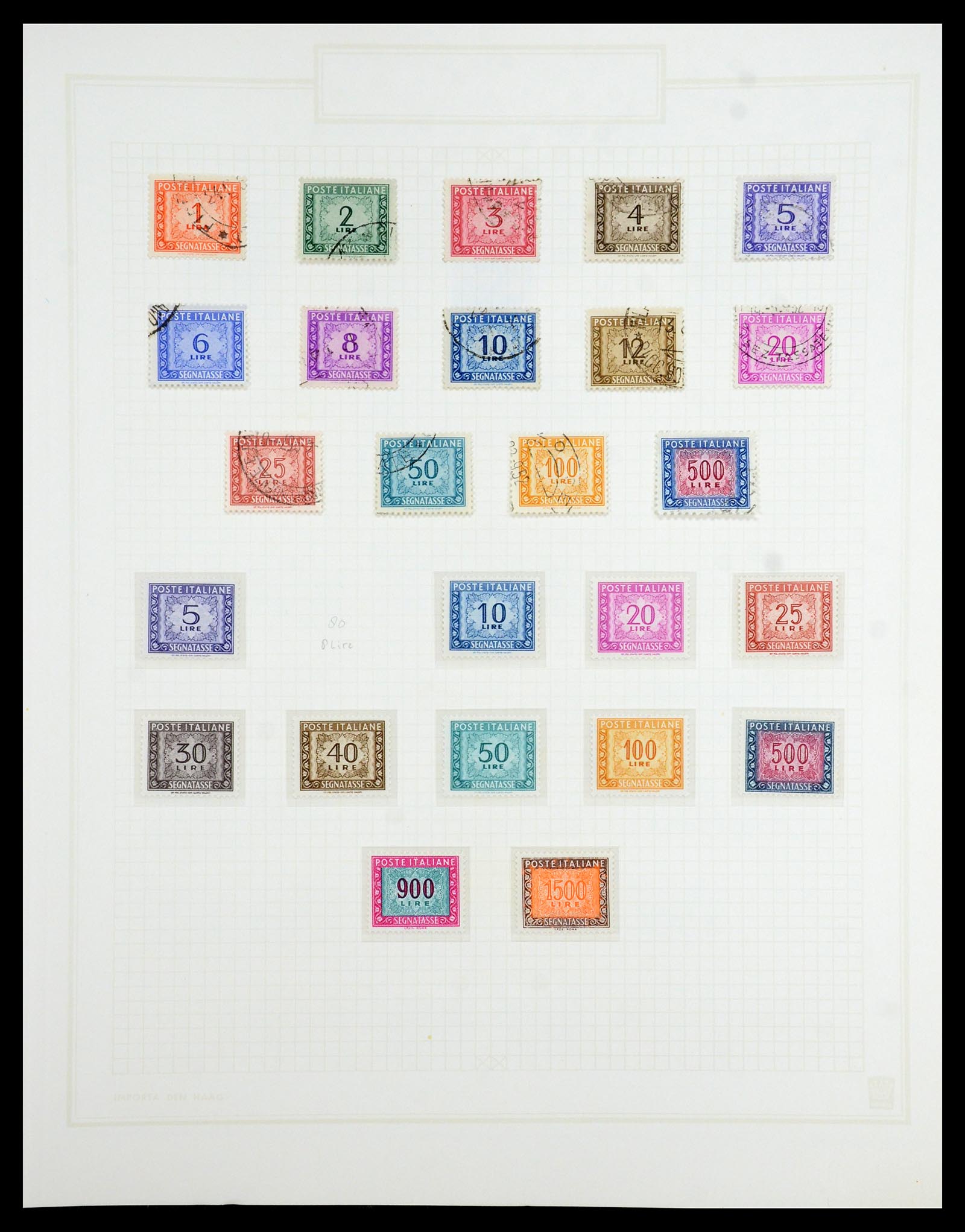 36417 137 - Postzegelverzameling 36417 Italië en Staten 1850-2001.
