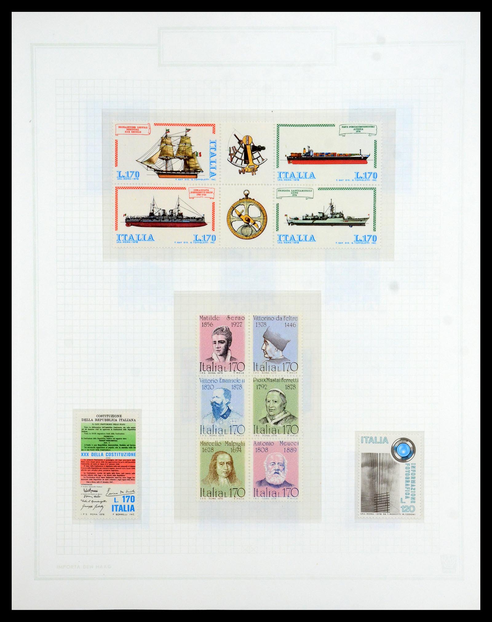 36417 161 - Postzegelverzameling 36417 Italië en Staten 1850-2001.