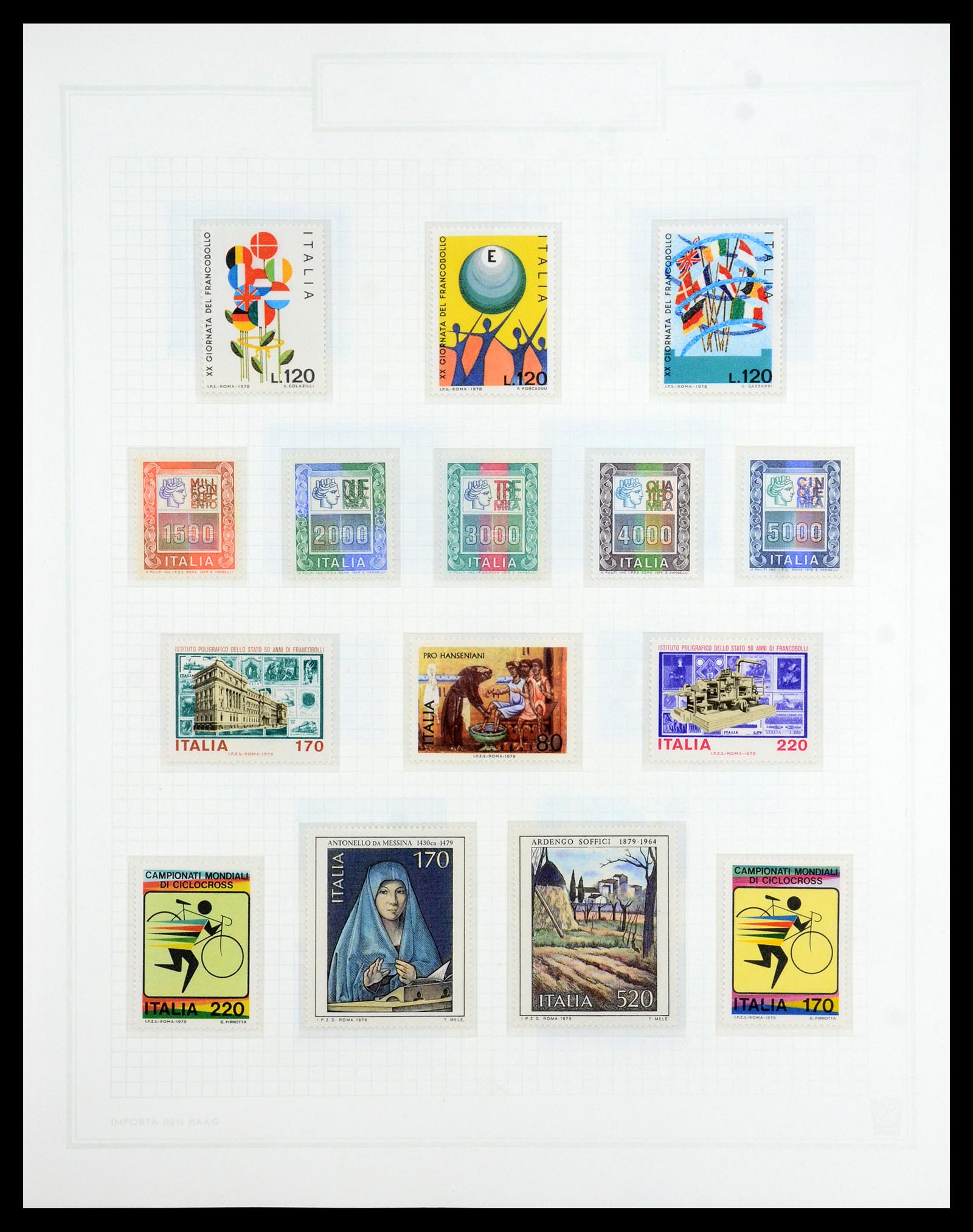 36417 163 - Postzegelverzameling 36417 Italië en Staten 1850-2001.
