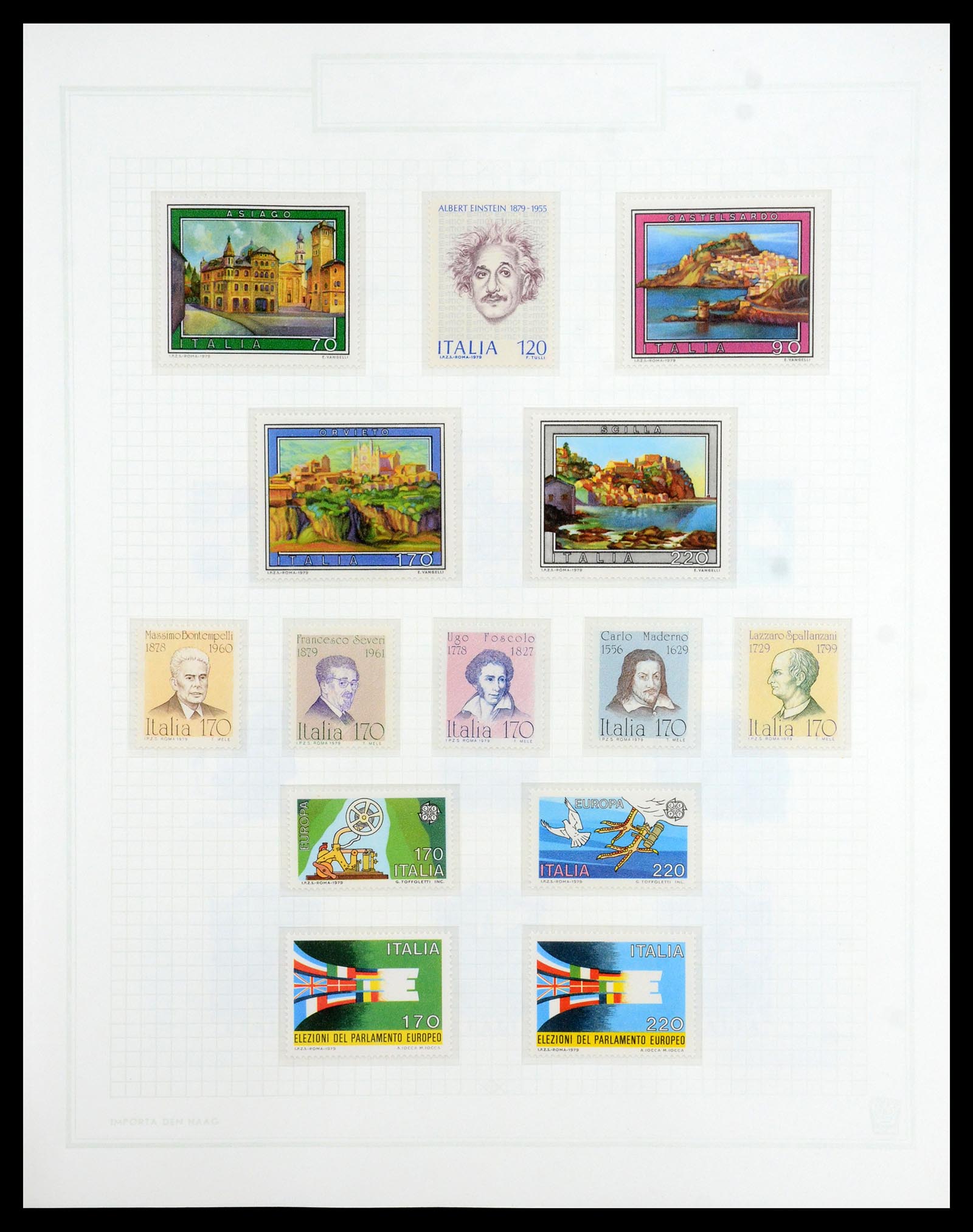 36417 164 - Postzegelverzameling 36417 Italië en Staten 1850-2001.