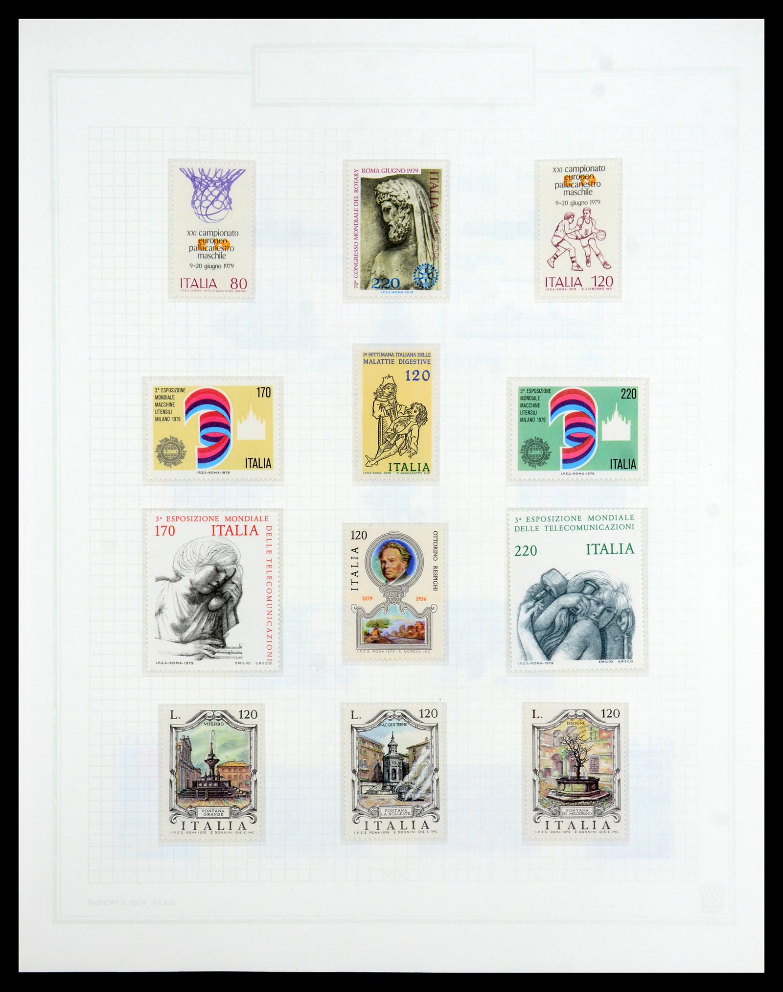 36417 165 - Postzegelverzameling 36417 Italië en Staten 1850-2001.