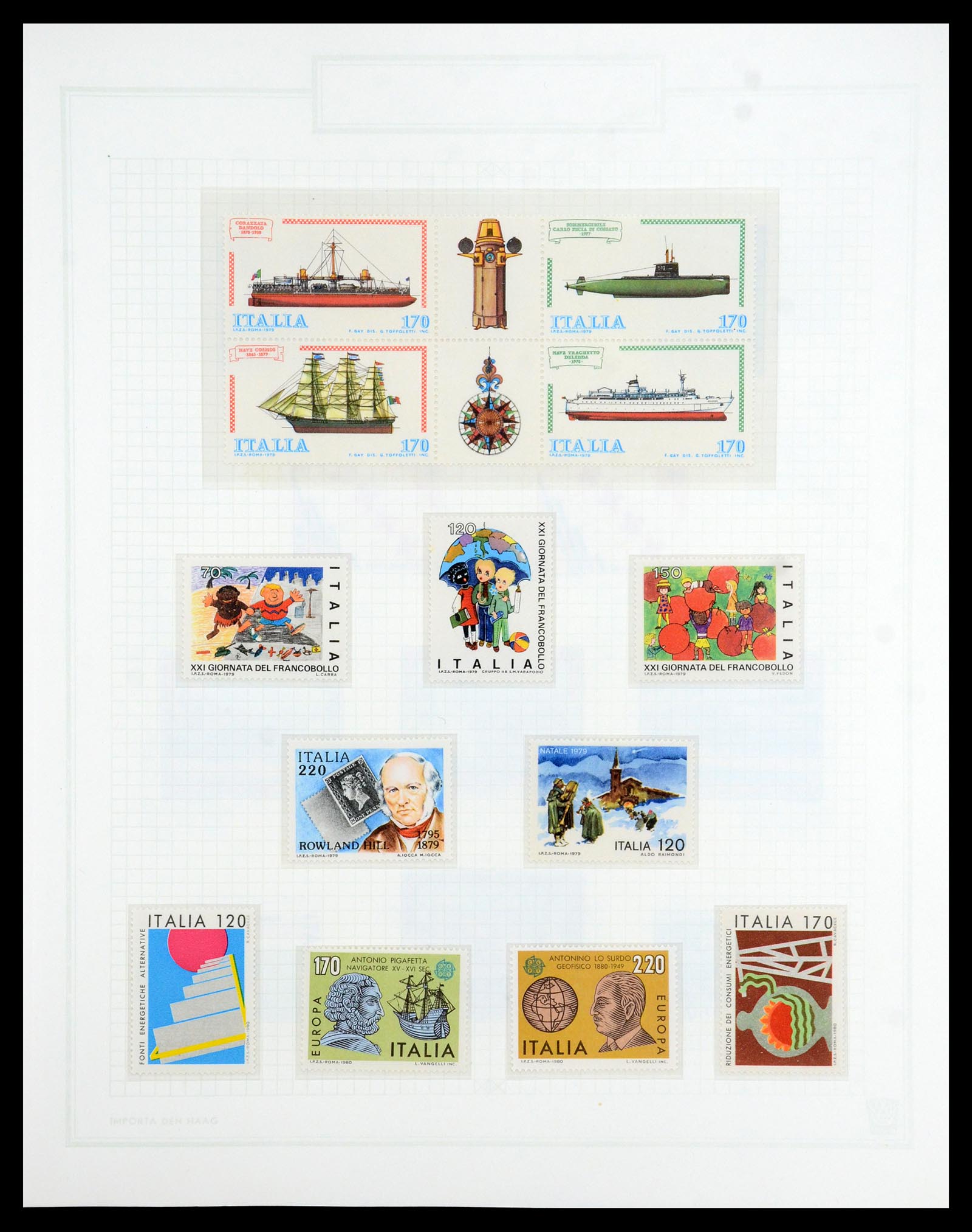 36417 166 - Postzegelverzameling 36417 Italië en Staten 1850-2001.