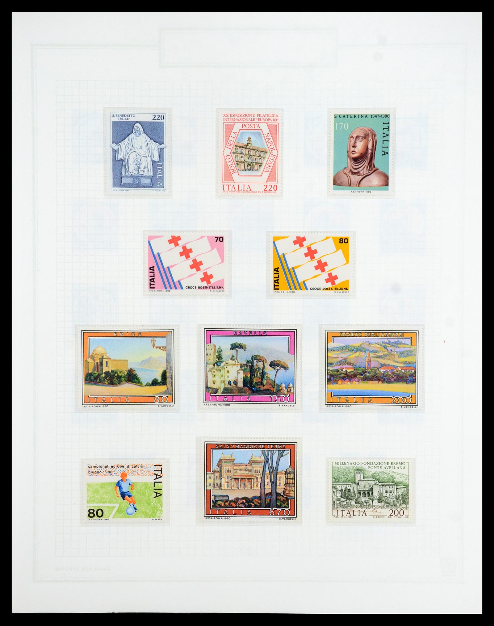 36417 167 - Postzegelverzameling 36417 Italië en Staten 1850-2001.