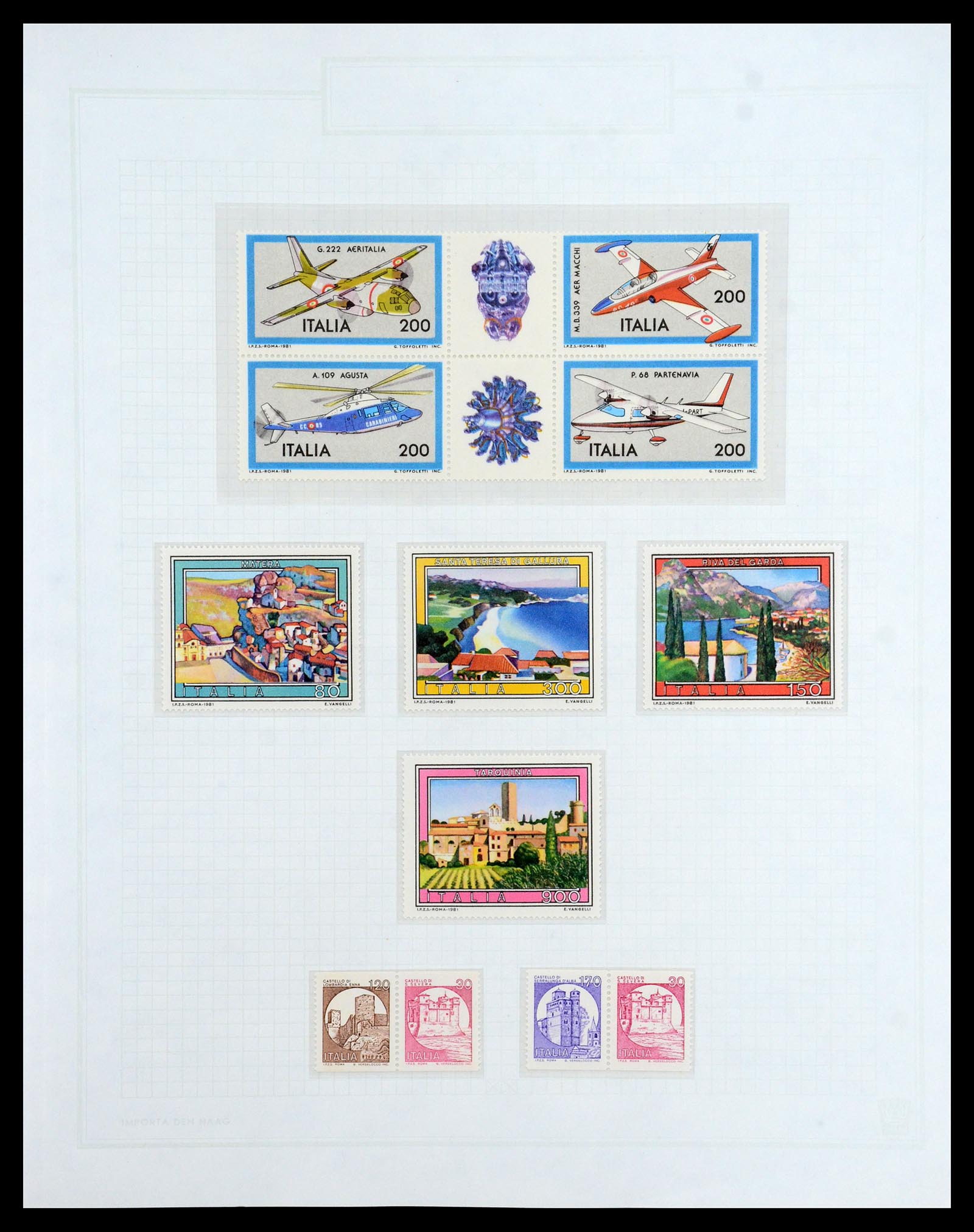 36417 172 - Postzegelverzameling 36417 Italië en Staten 1850-2001.